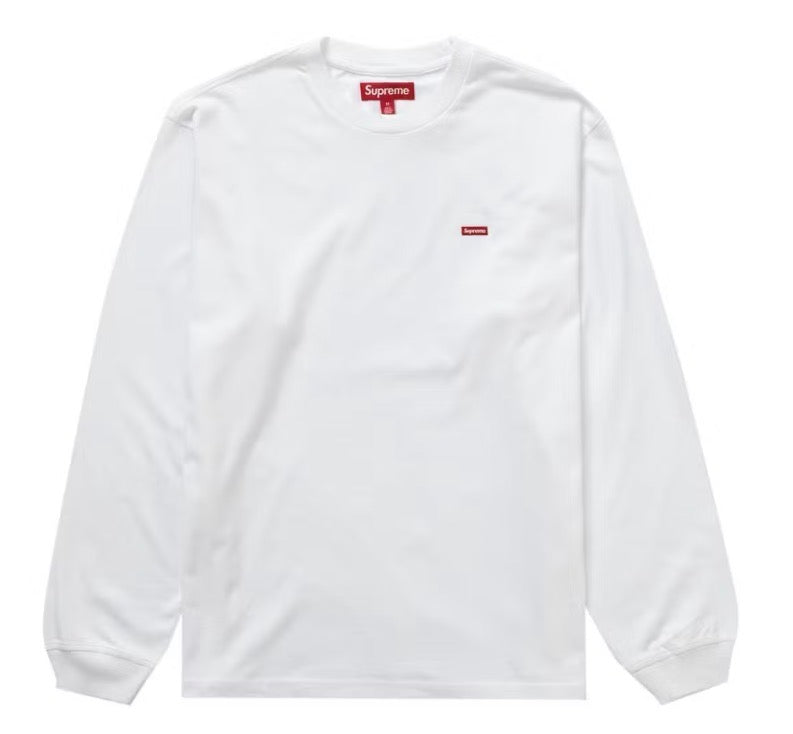 Size L Supreme Small Box Long Sleeve Tee “White” Brand New