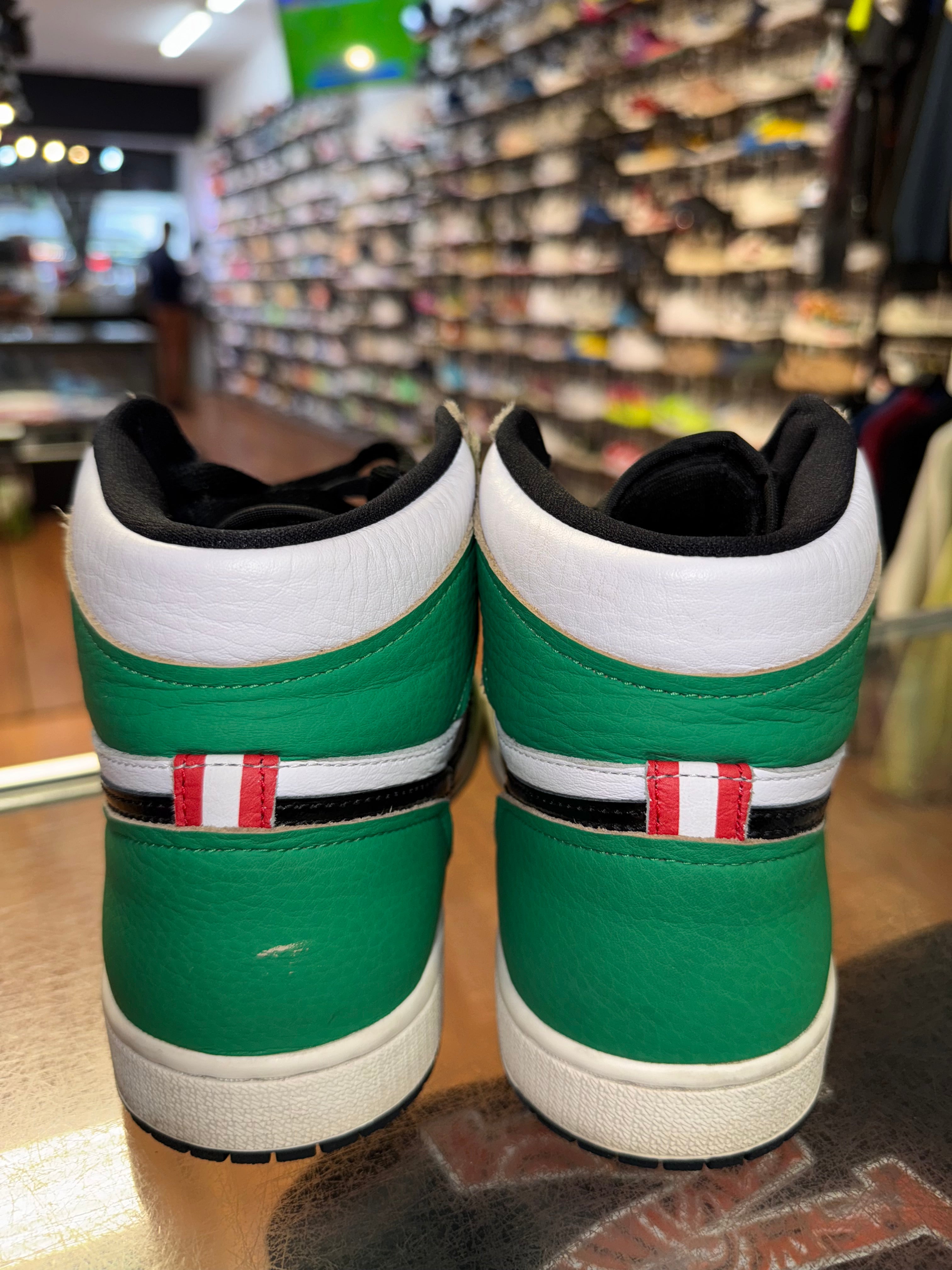 Size 5.5 (7W) Air Jordan 1 "Lucky Green"