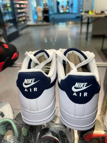 Size 7.5 Air Force 1 Low “White Midnight Navy” Brand New (Mall)