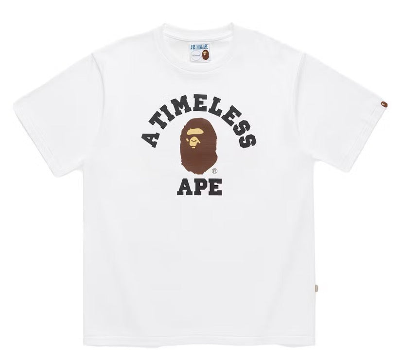 Size M Bape x JJJJound College Tee “White”