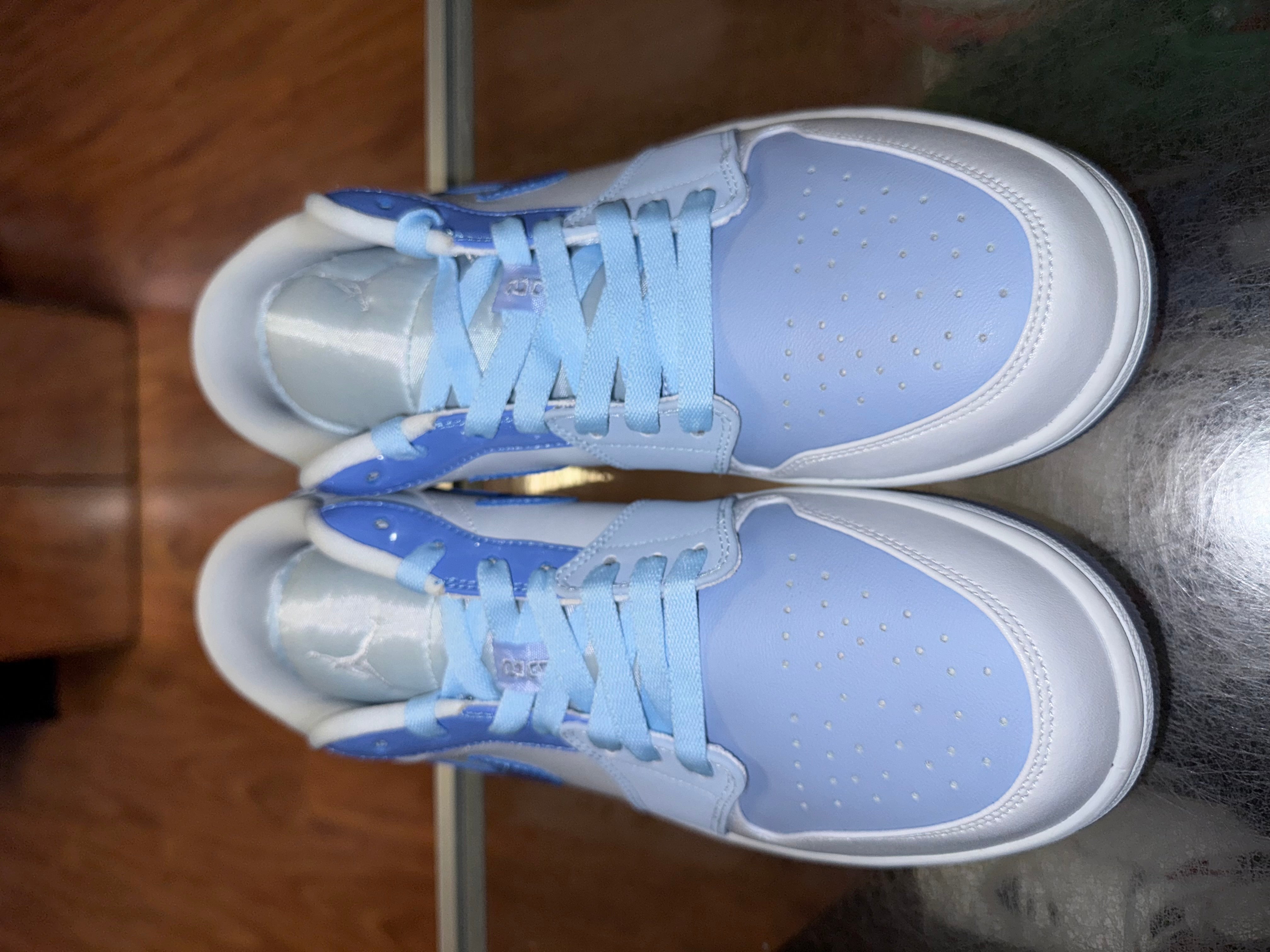 Size 10 Air Jordan 1 Low "Mighty Swooshers" Brand New