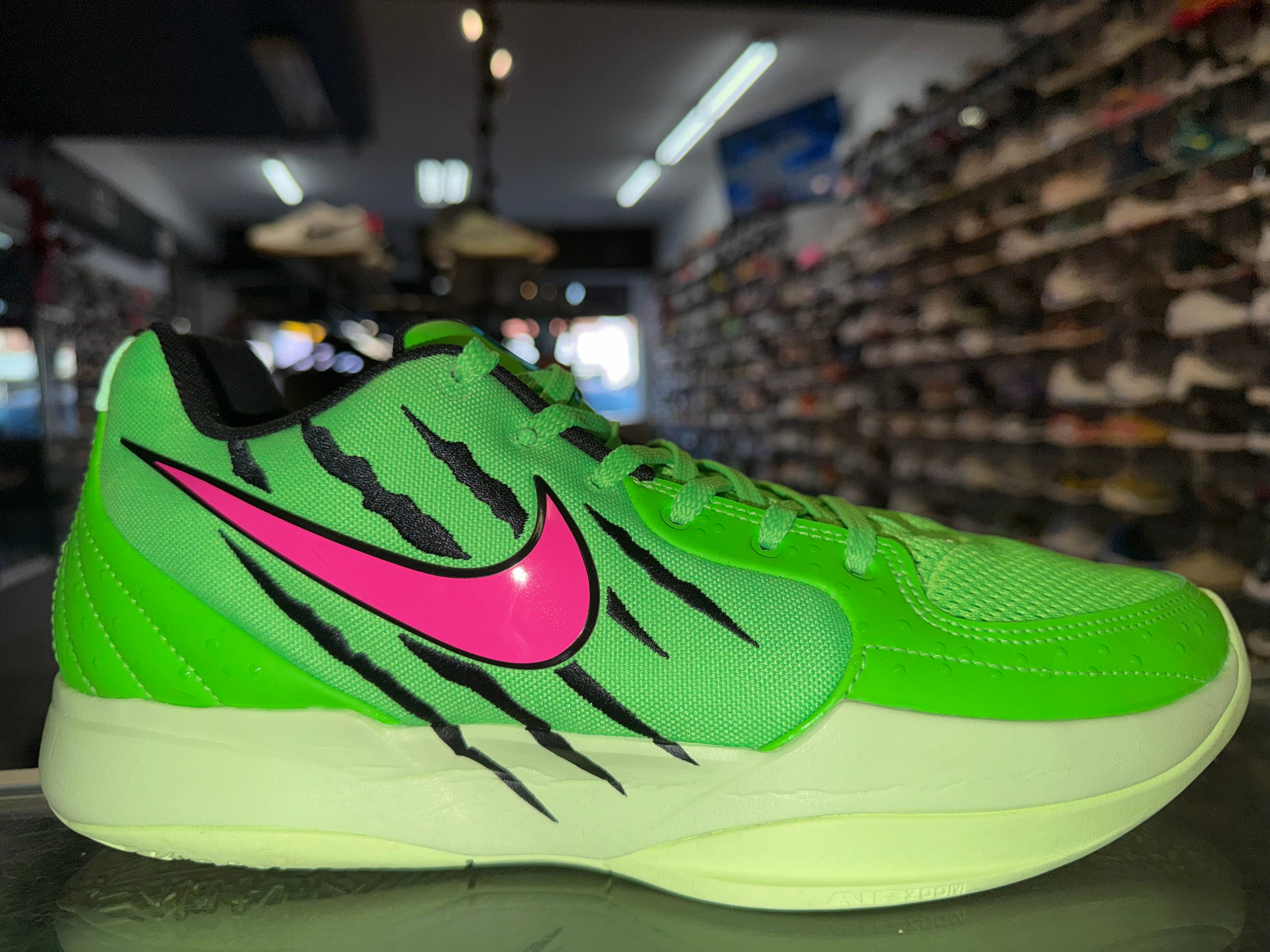Size 9.5 Nike Ja 2 NRG "Scratch Green Pink"