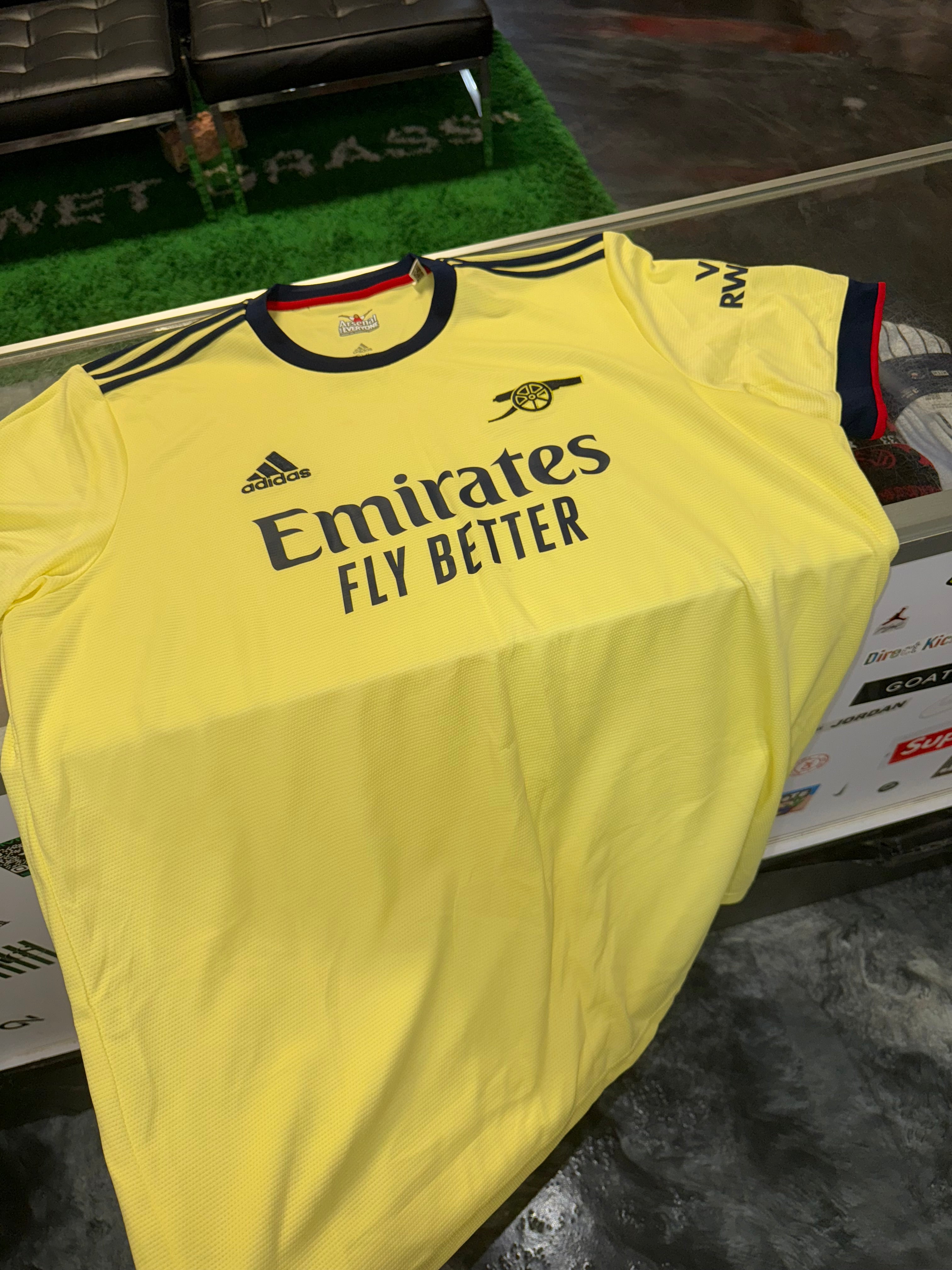 2XL Arsenal Jersey Yellow
