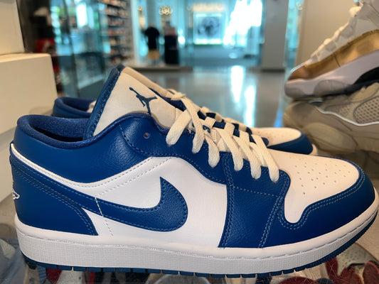 Size 9.5 (11w) Air Jordan 1 Low “Marina Blue” Brand New (Mall)