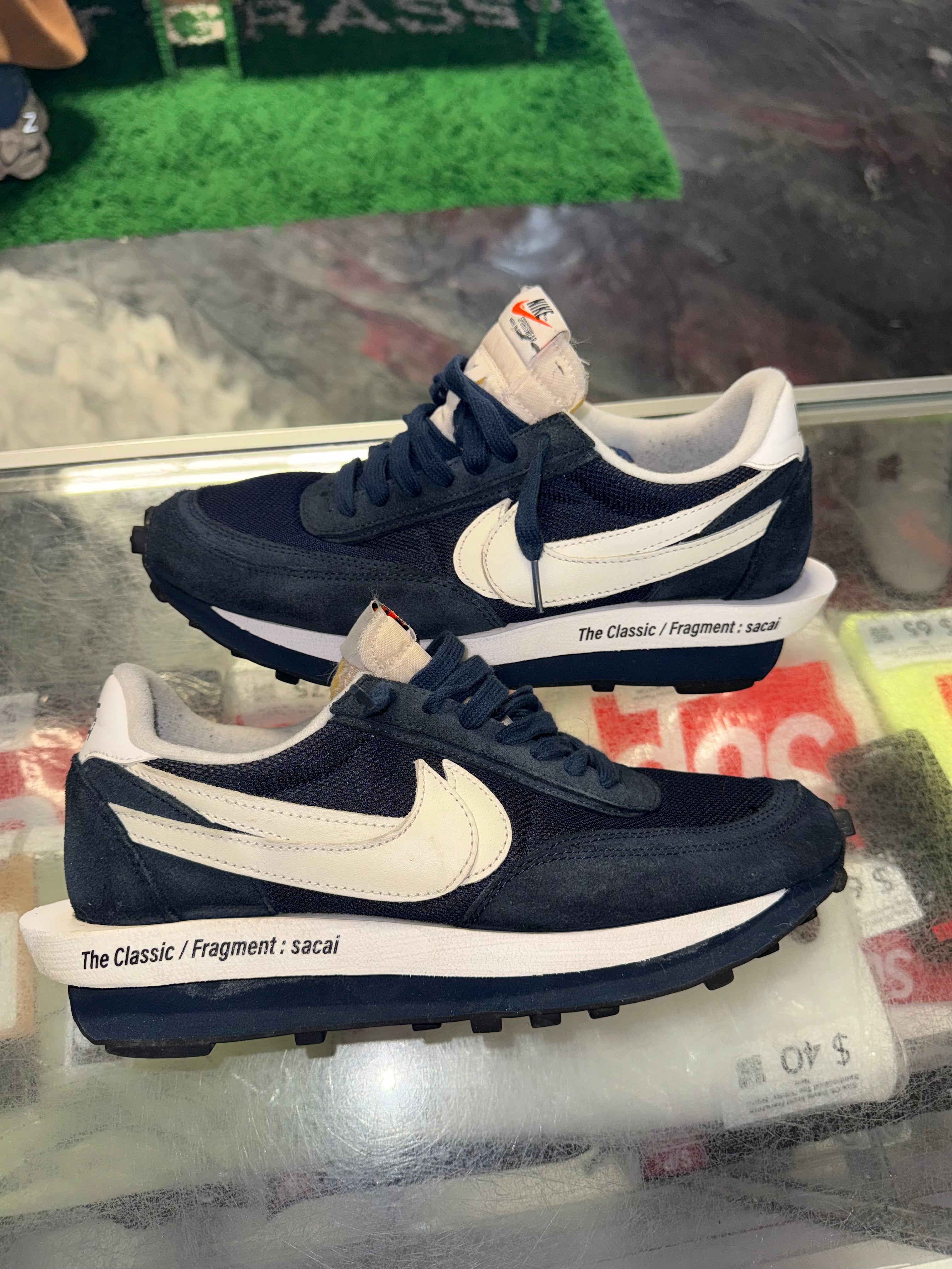 Size 8.5 Sacai Waffle Fragment "Blue" - NB