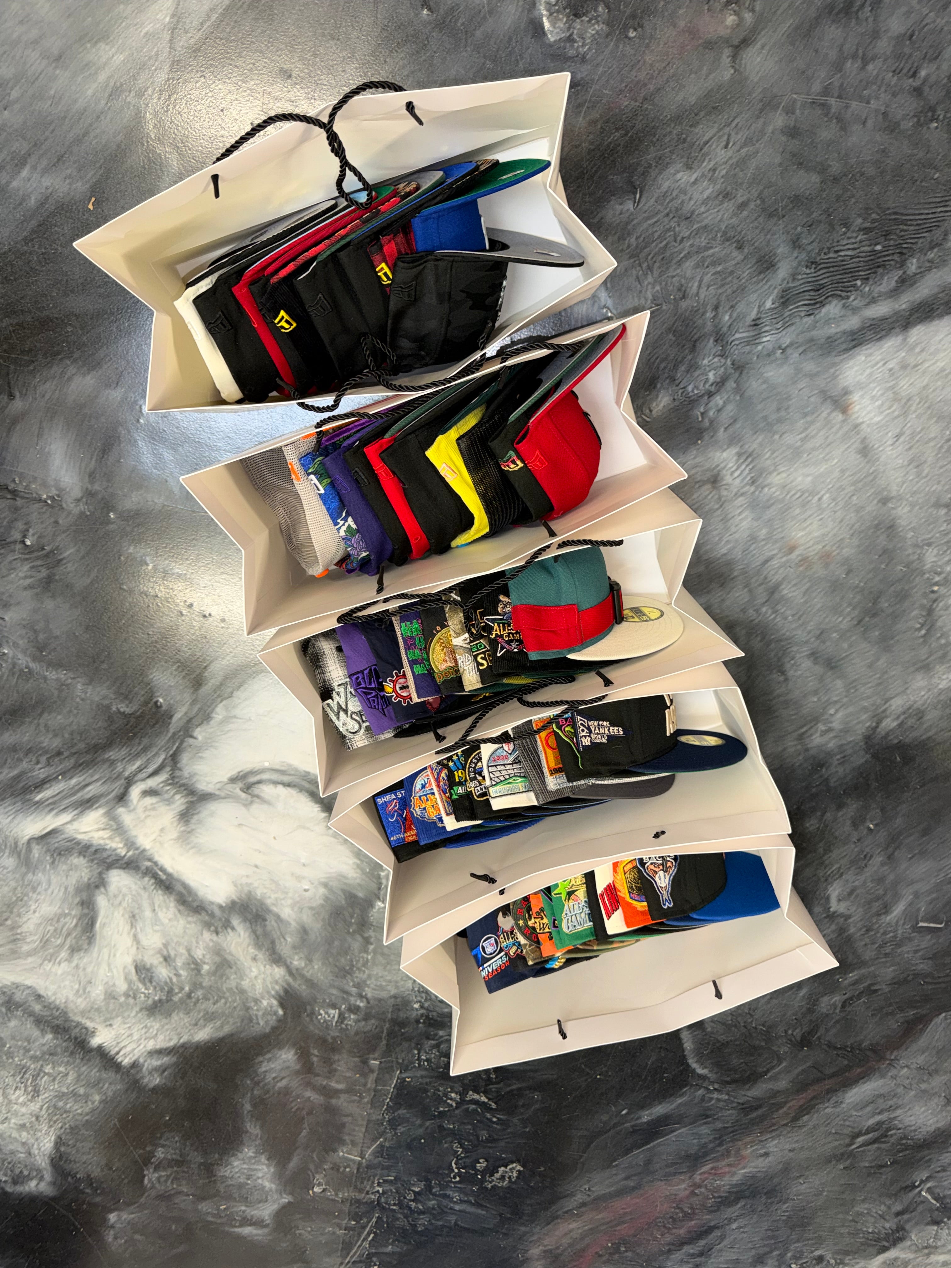 Size 7 3/8 11 Fitted Random Bundle