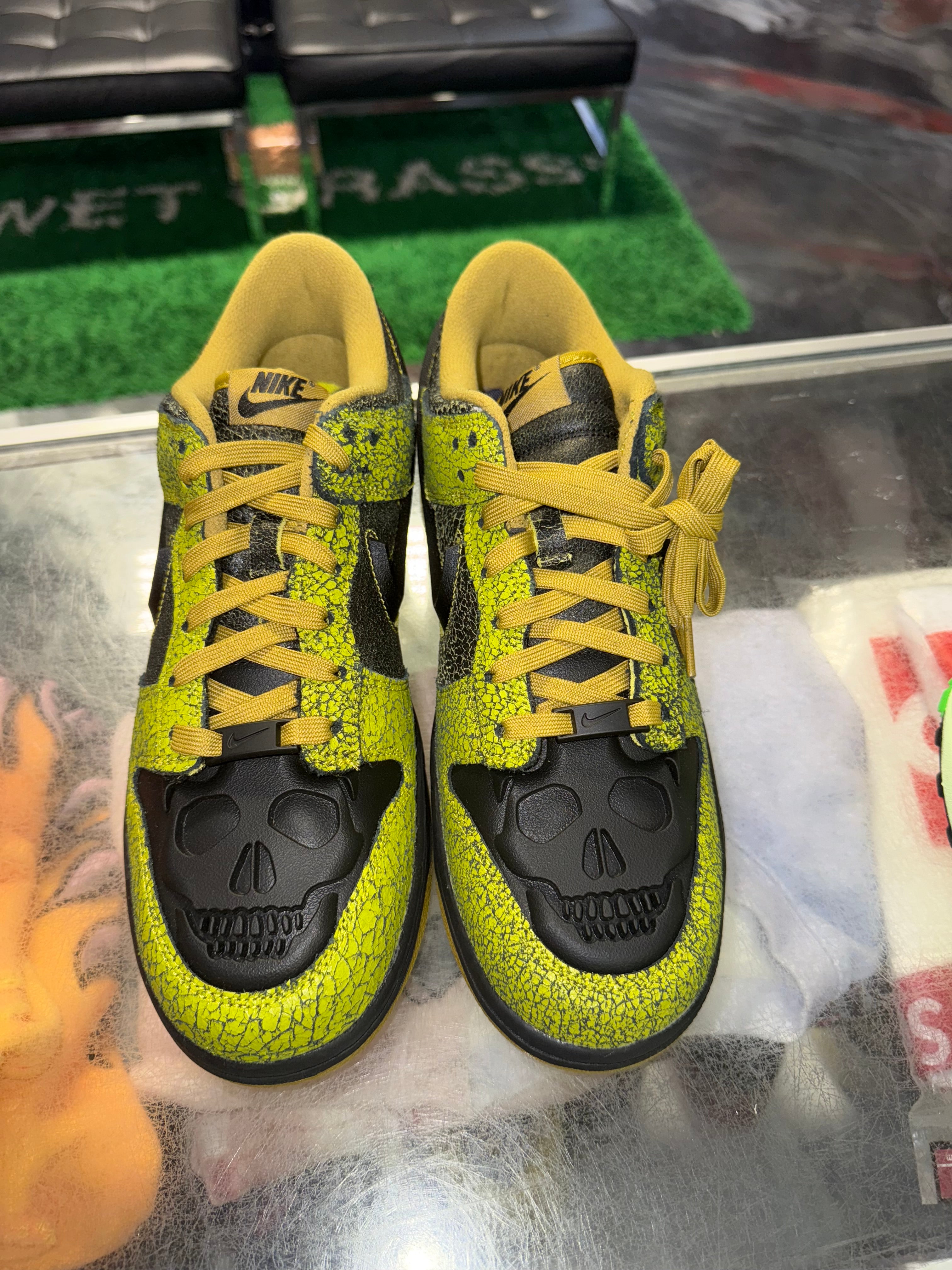 Size 10.5 Dunk Low “Halloween Skull” Brand New