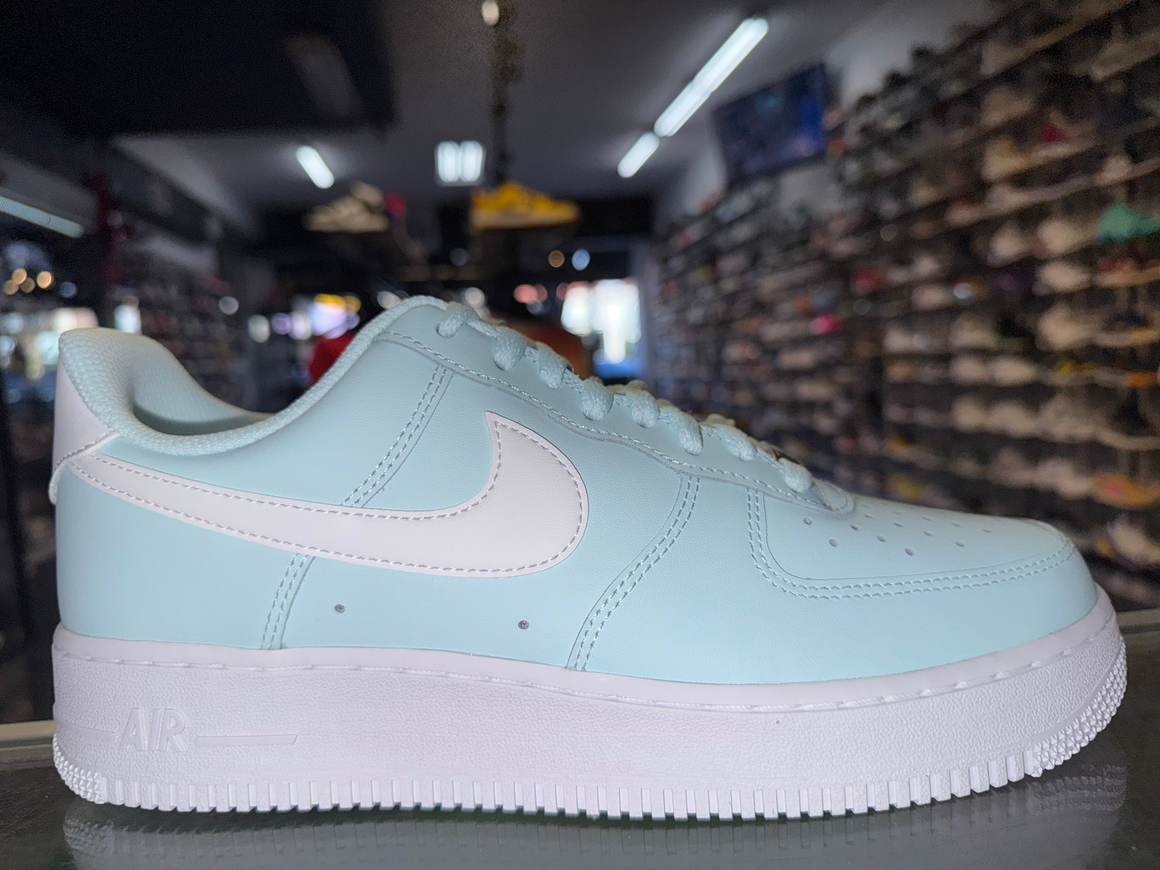 Size 9 Air Force 1 "Glacier Blue White" Brand New