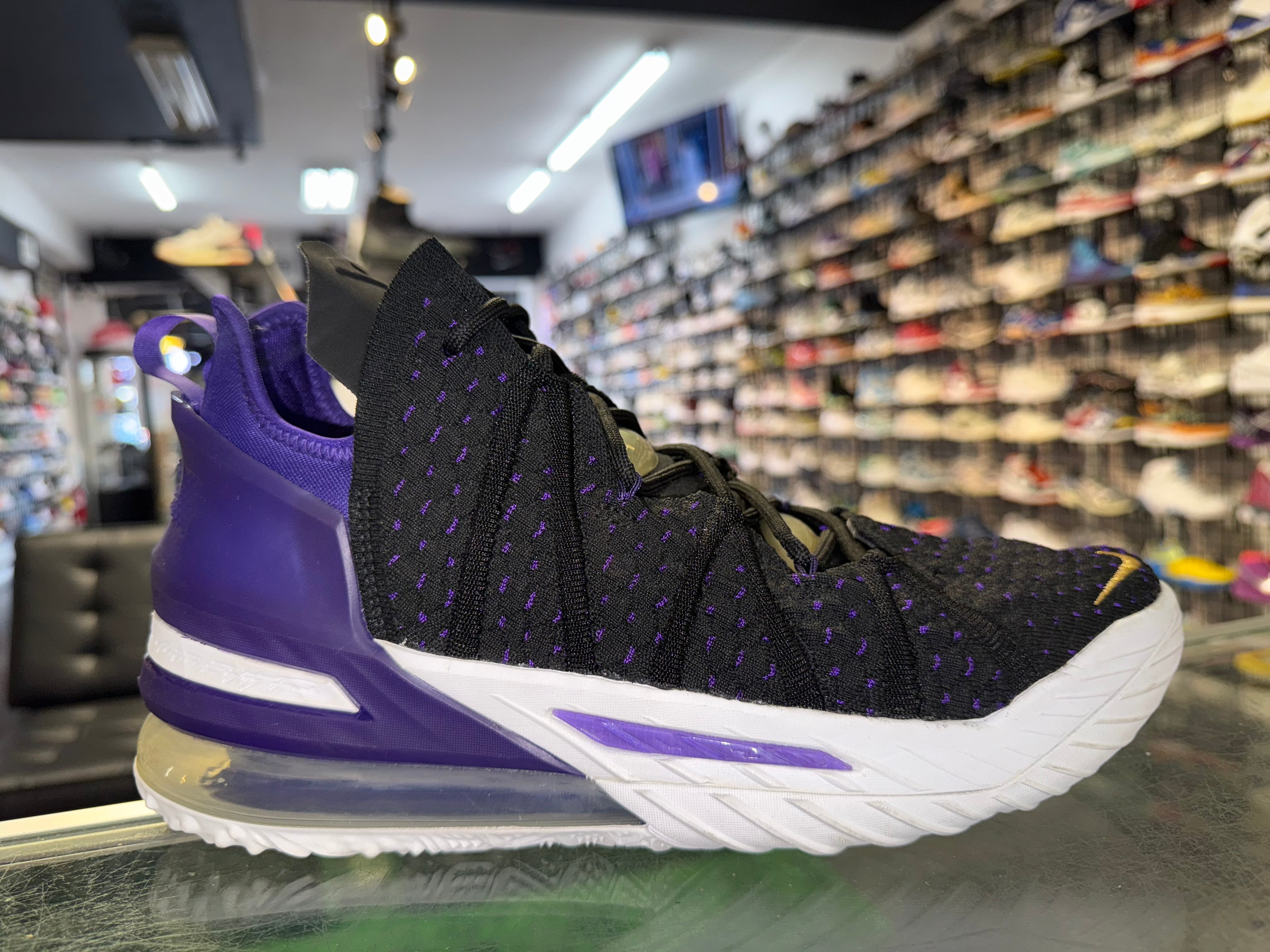 Size 9 Nike LeBron 18 “Lakers”