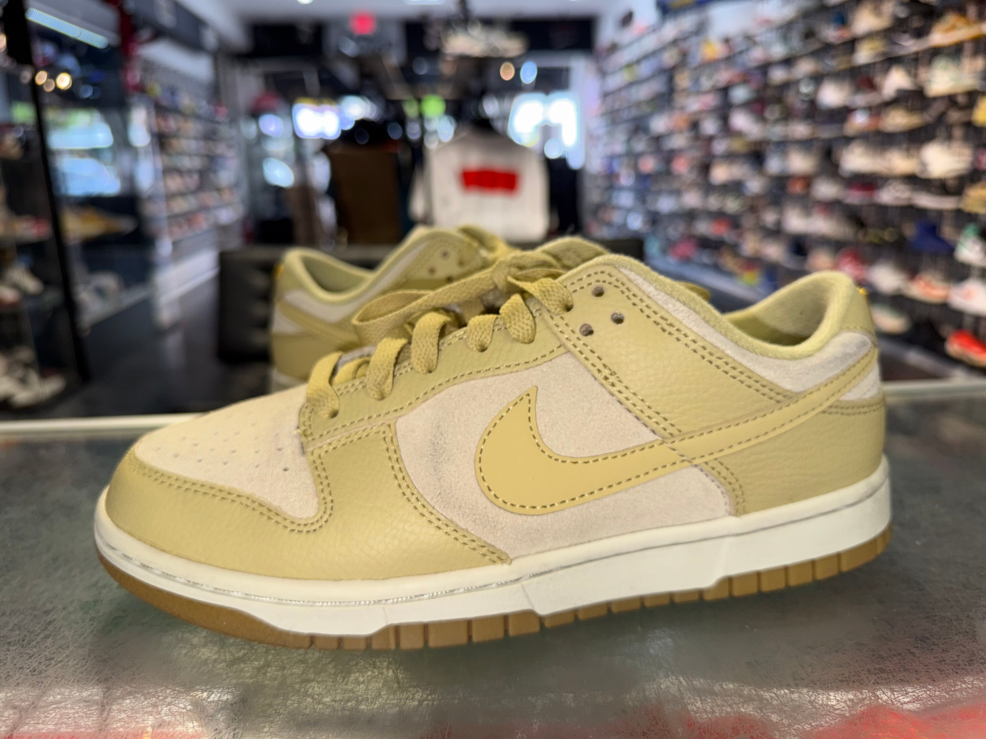 Size 7 Dunk Low "Khaki Suede Gum"