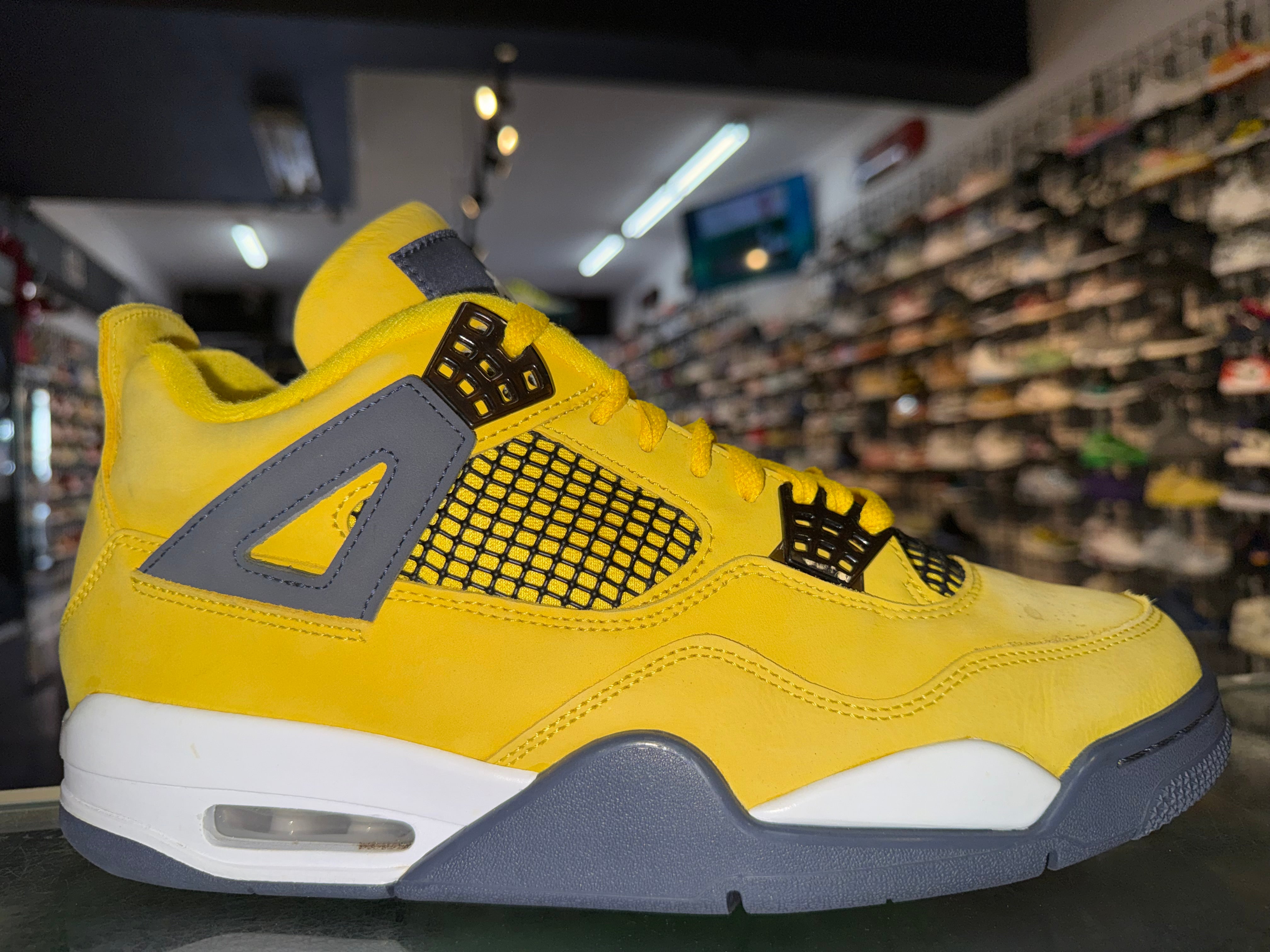 Size 10.5 Air Jordan 4 “Lightning”