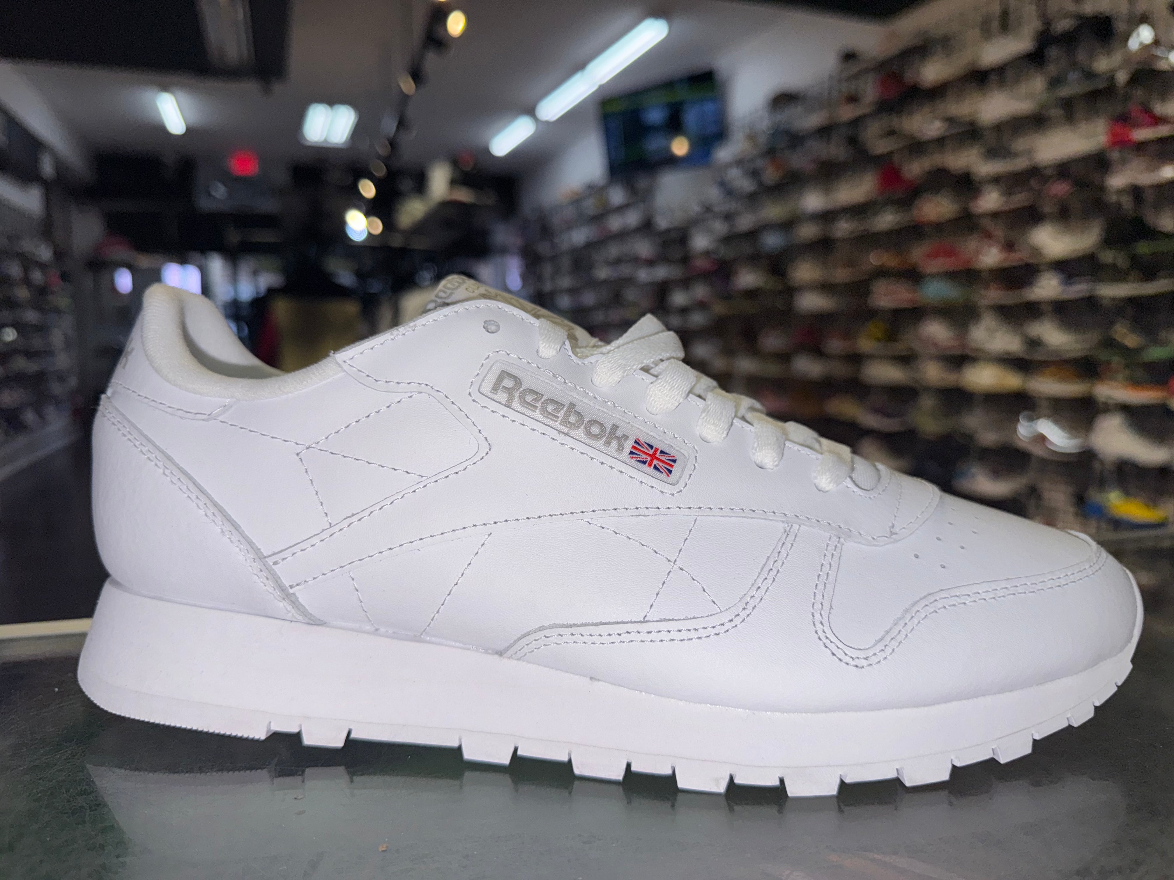 Size 11 Reebok Classic Leather "White" Brand New