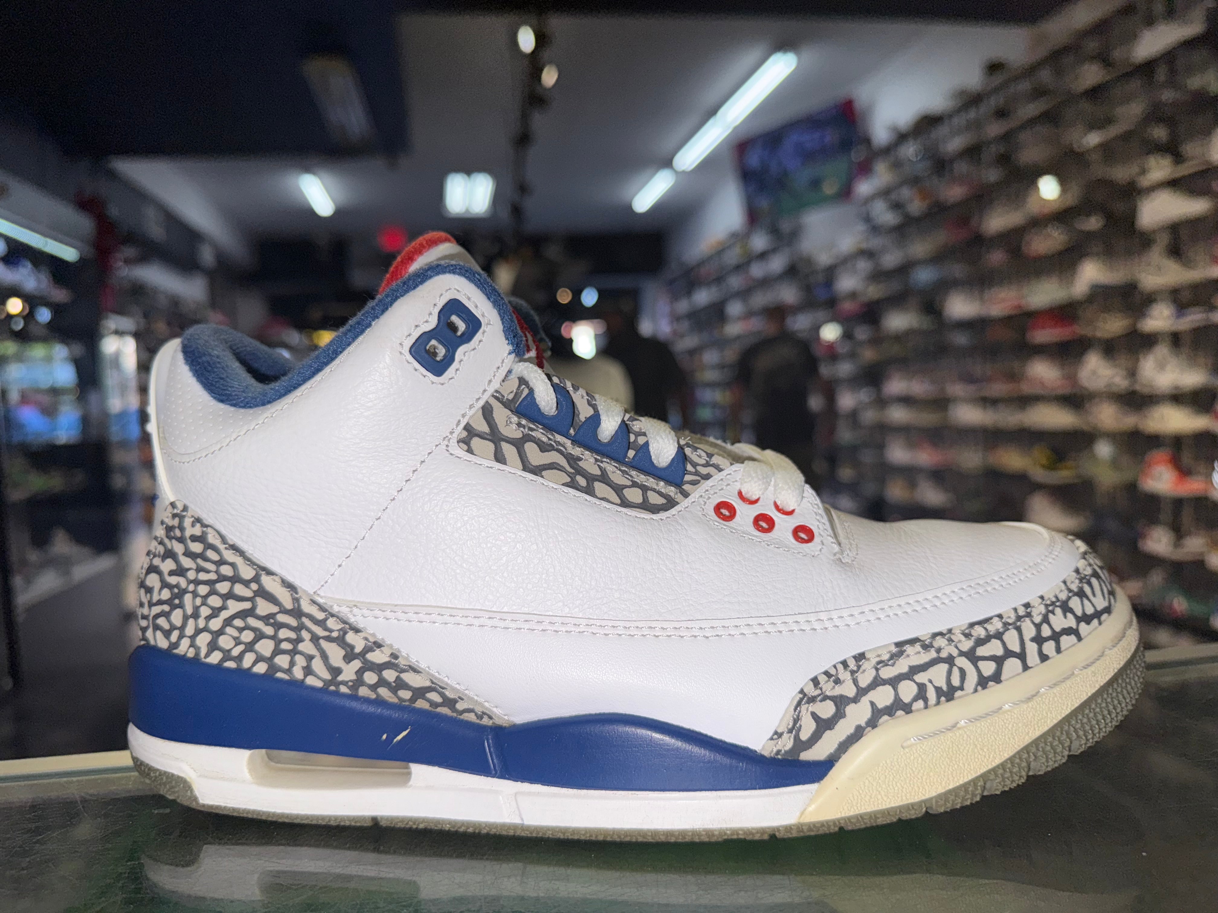 Size 8.5 Air Jordan 3 "True Blue"