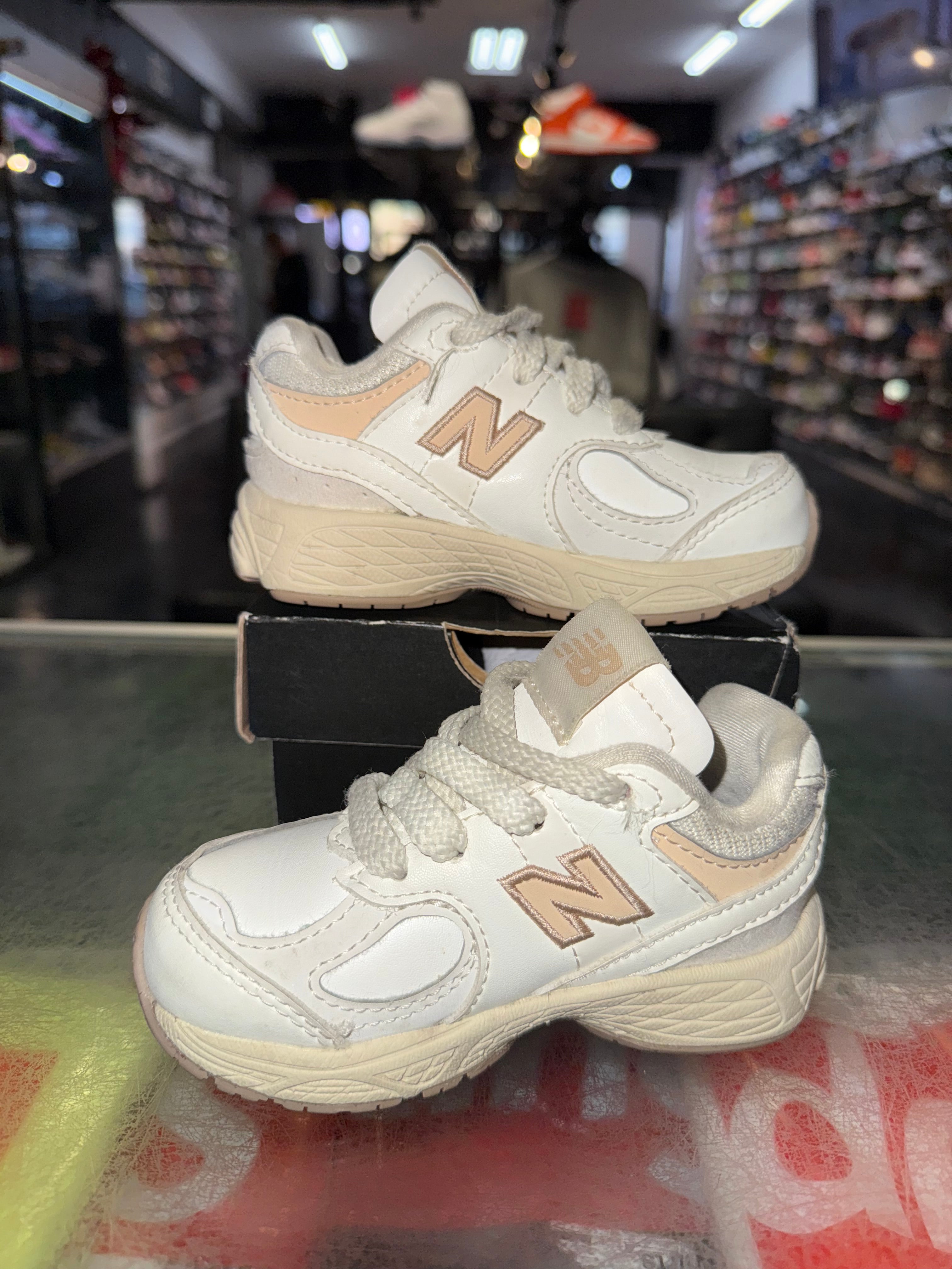 Size 6c New Balance 2002R "Beige" (TD)