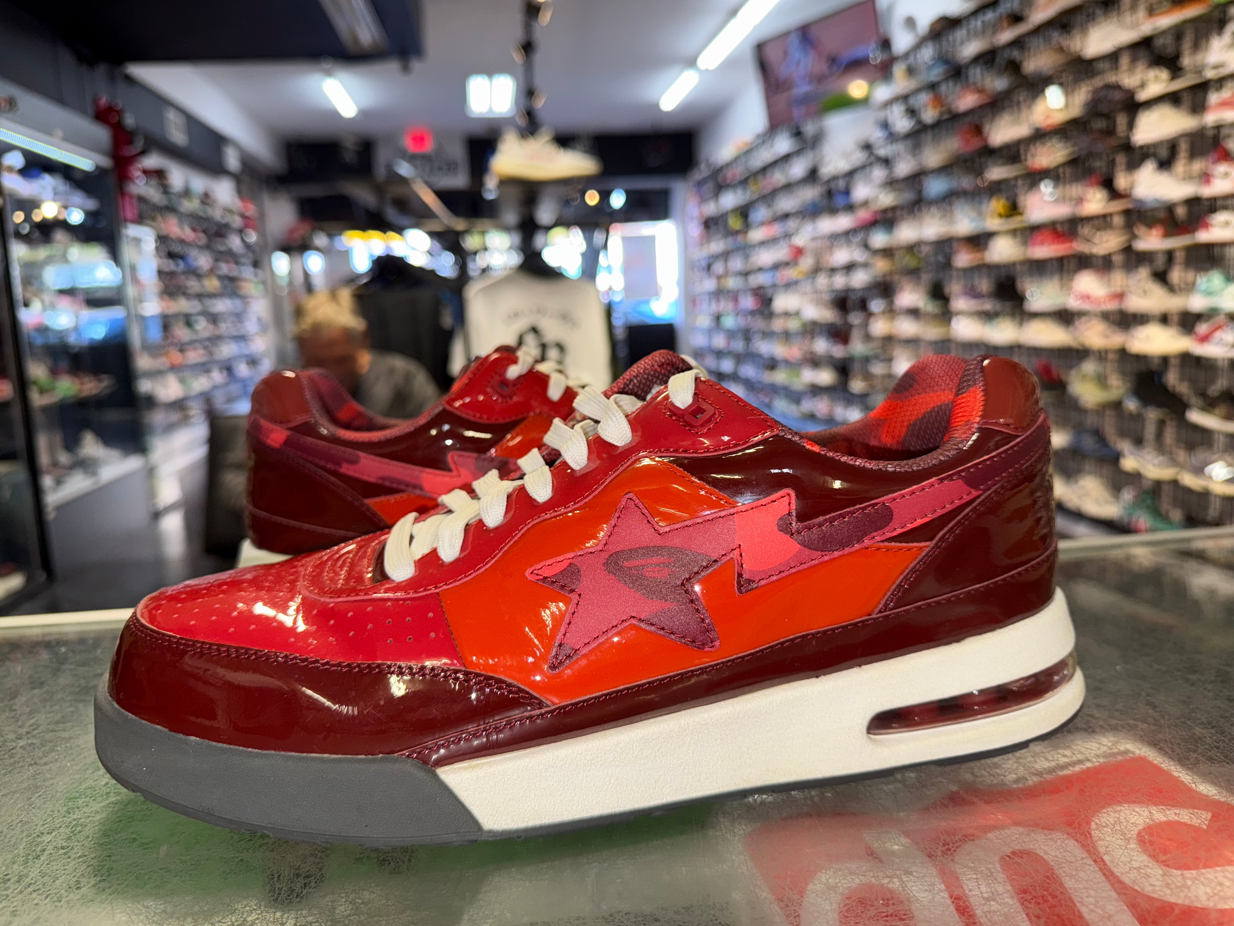 Size 12 A Bathing Ape Bape Road Sta "Patent Red"