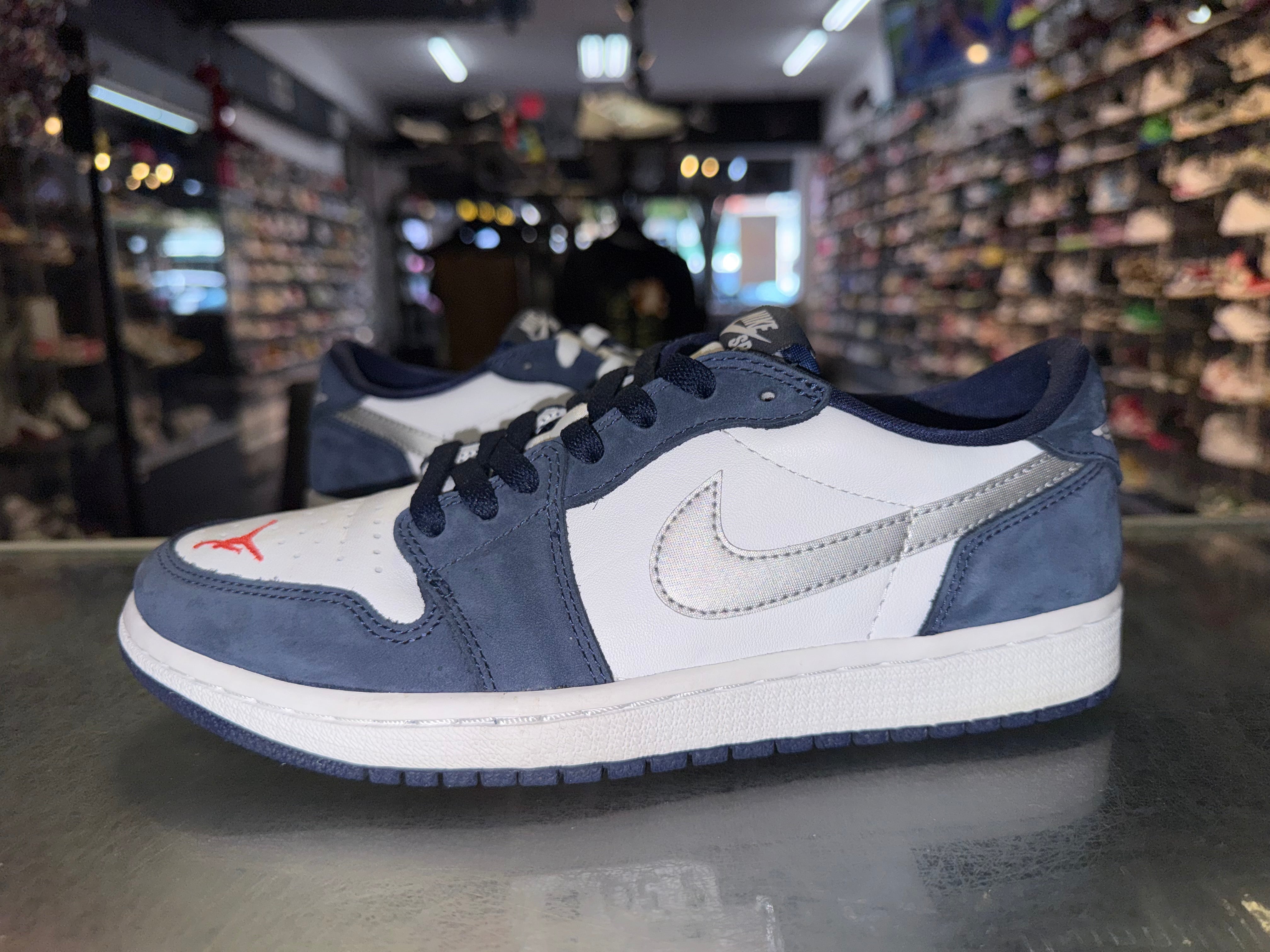 Size 7 Air Jordan 1 Low SB Eric Koston "Midnight Navy"