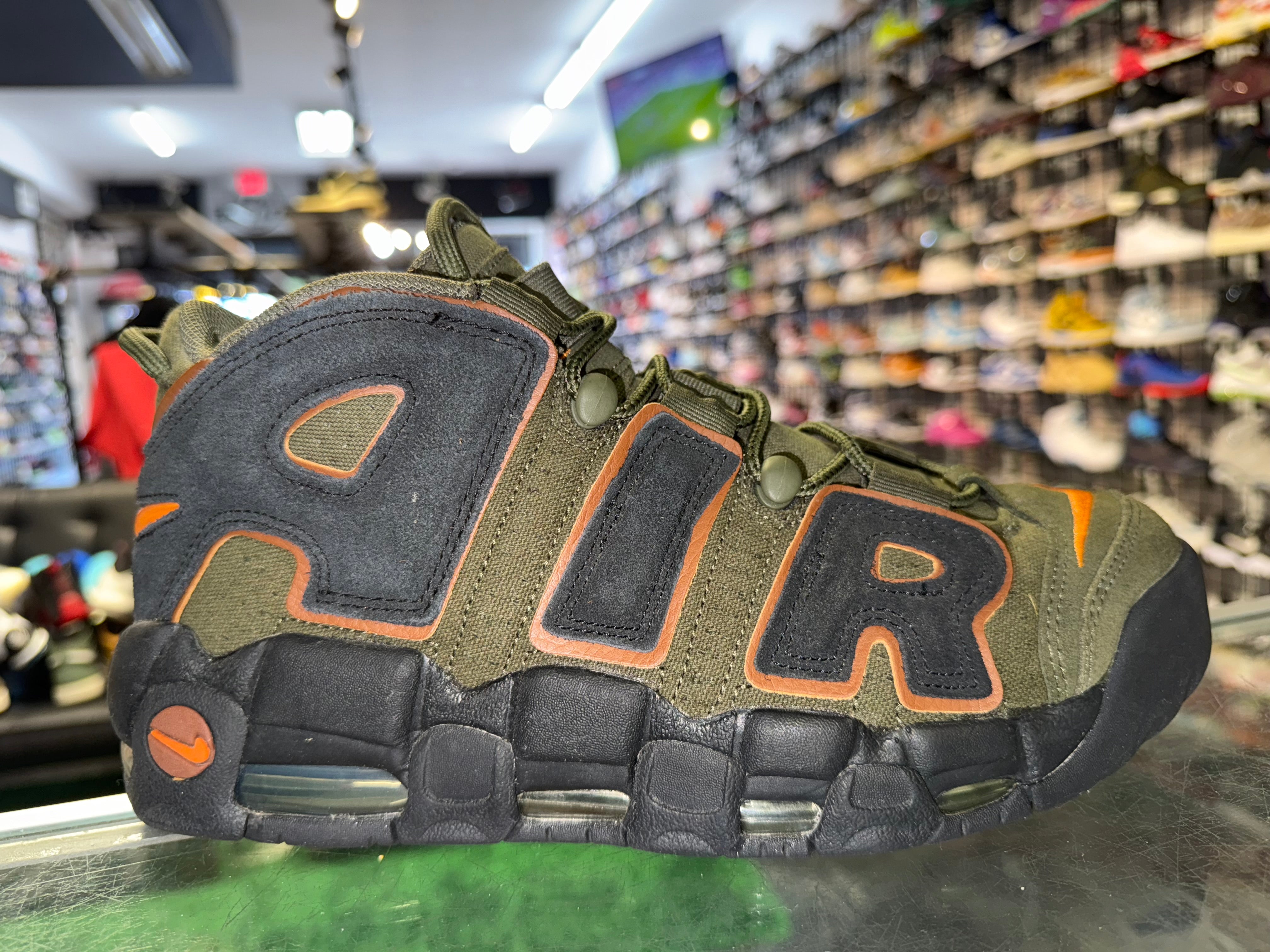 Size 10.5 Air More Uptempo '96 "Cargo Khaki"