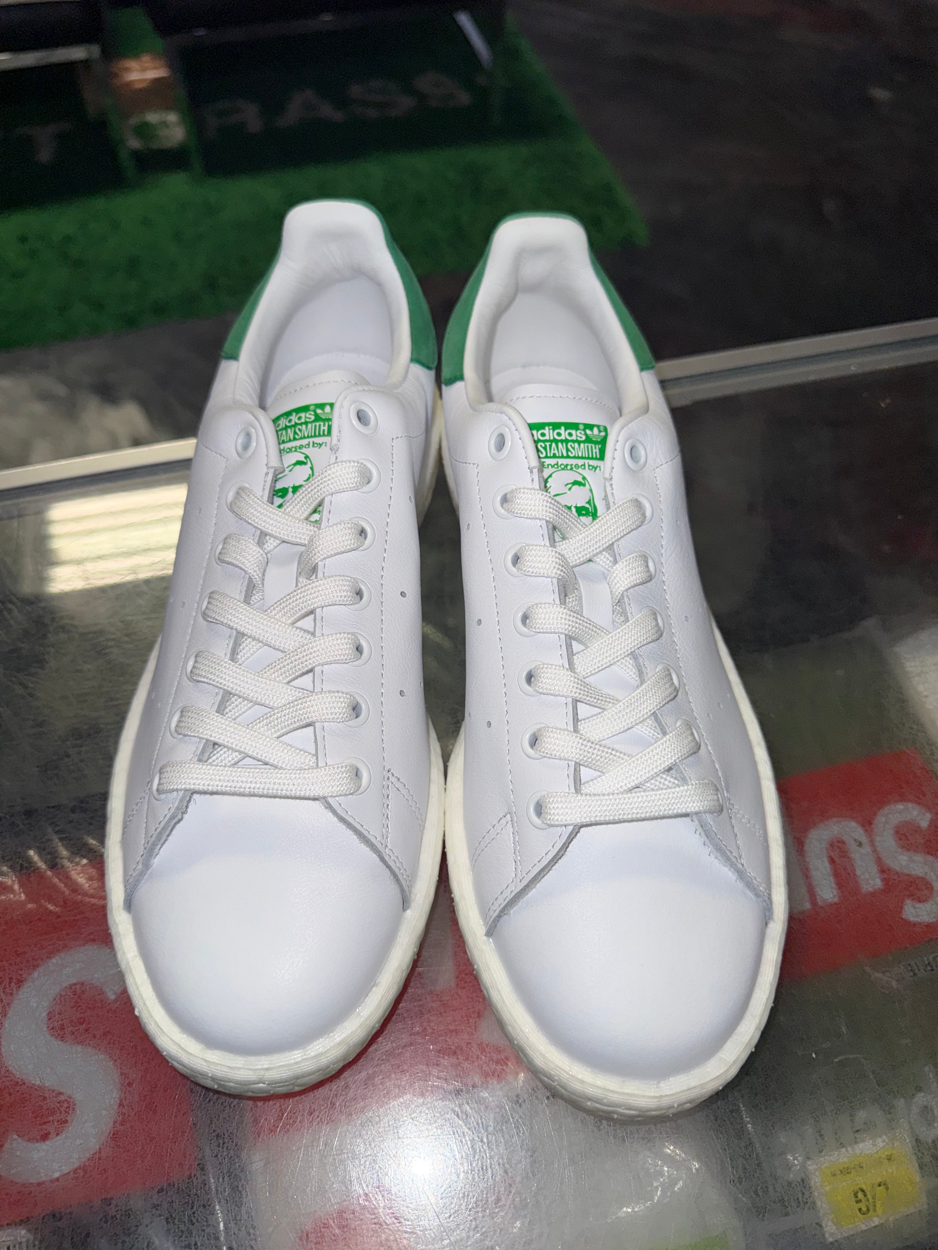 Size 9 Adidas Stan Smith Boost “White Green" Brand New