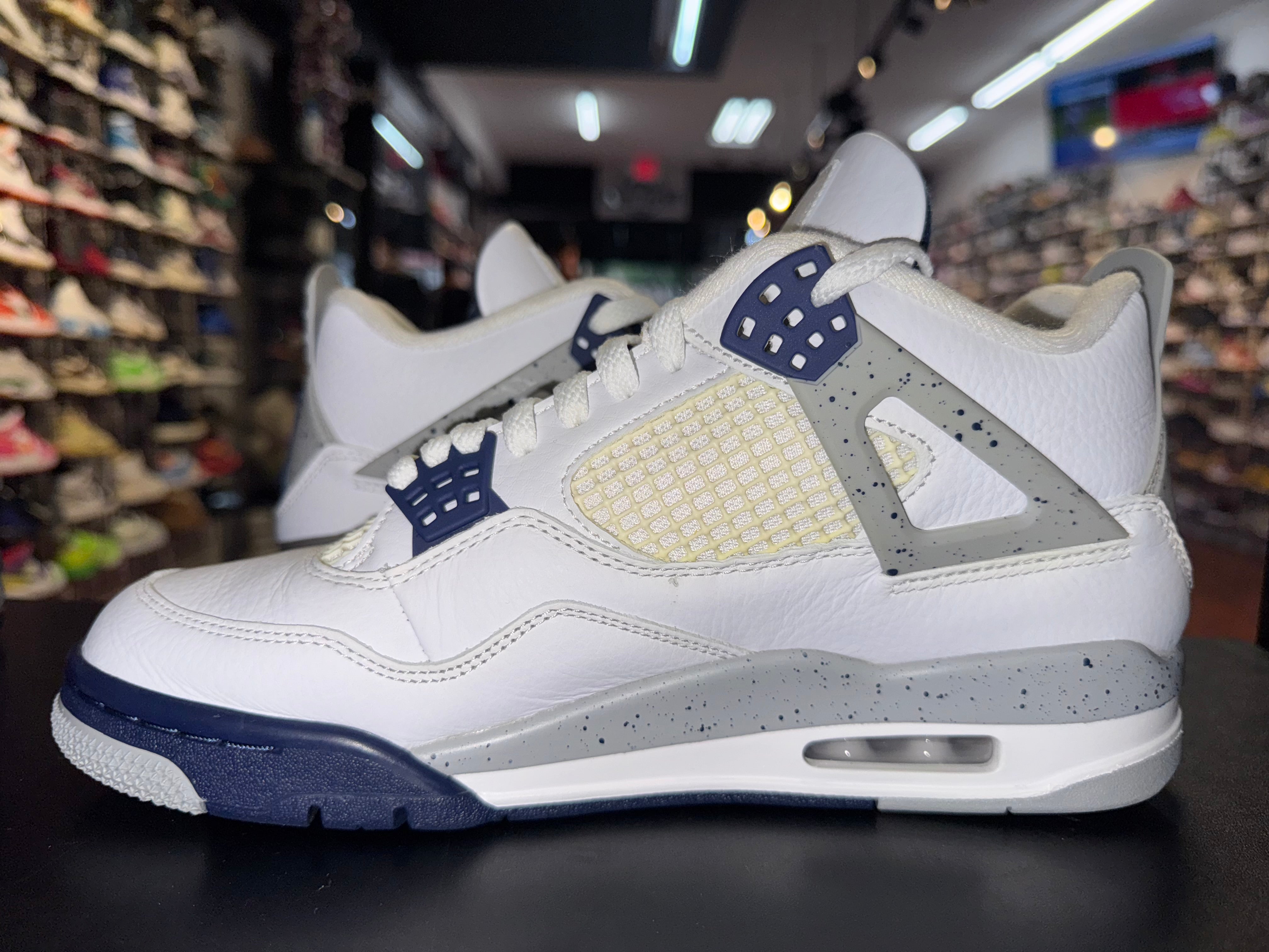 Size 8.5 Air Jordan 4 "Midnight Navy"