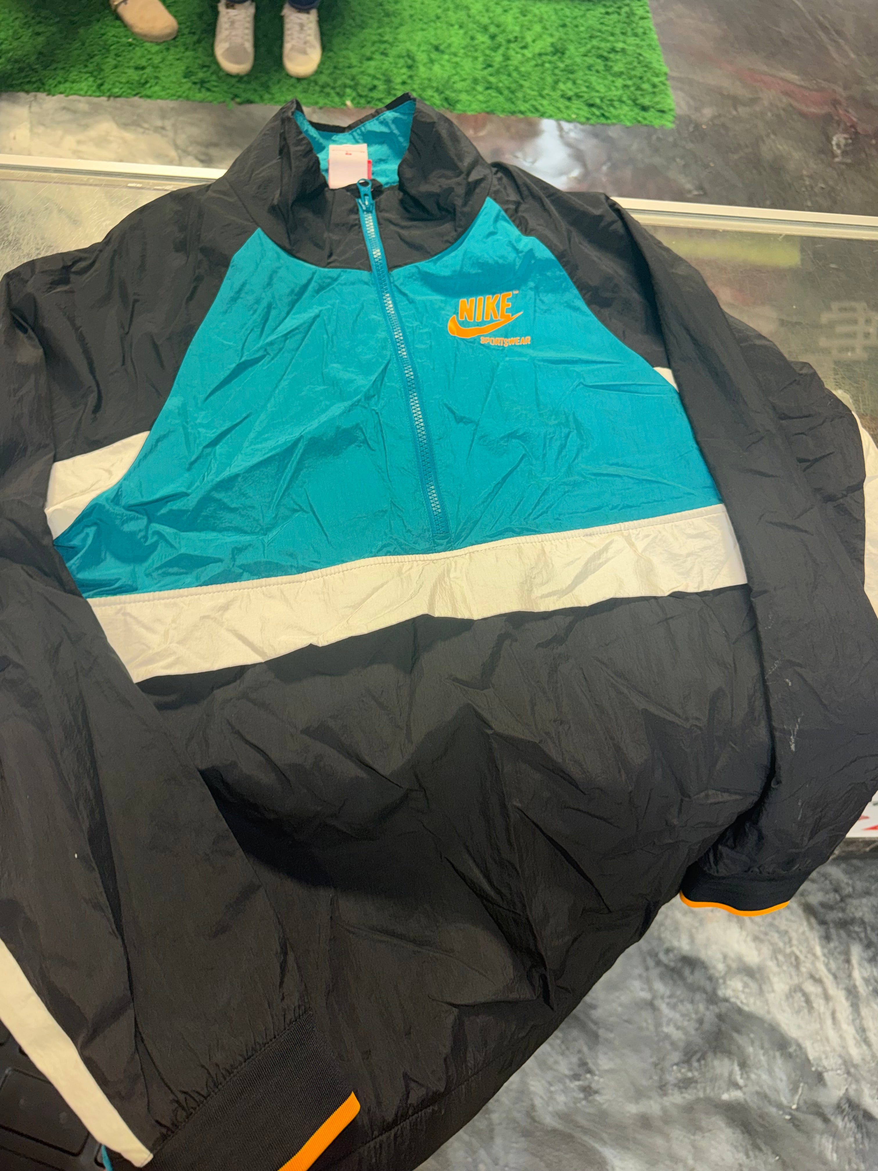 Small Nike Quarter Zip Aqua