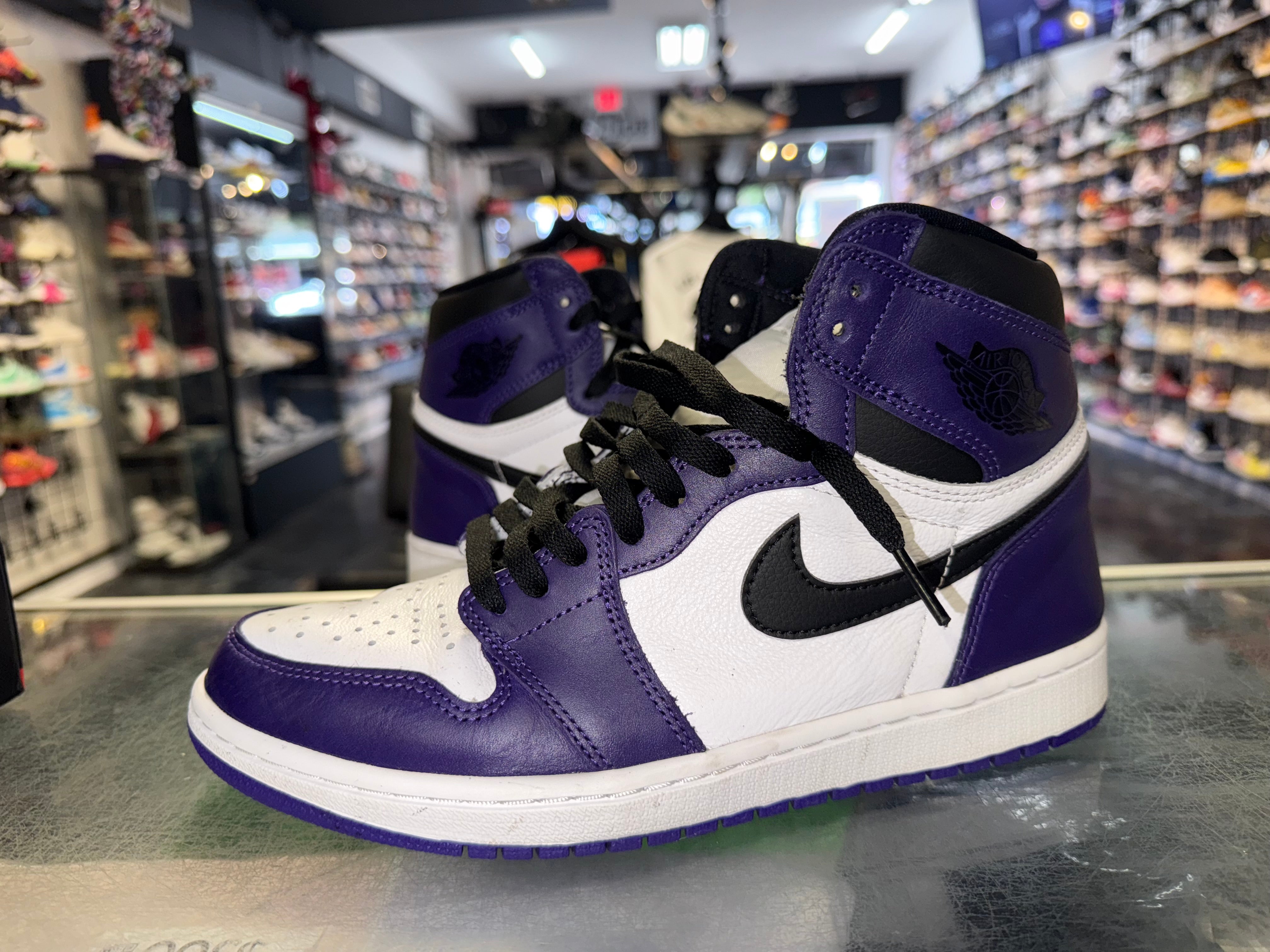 Size 8.5 Air Jordan 1 “Court Purple”