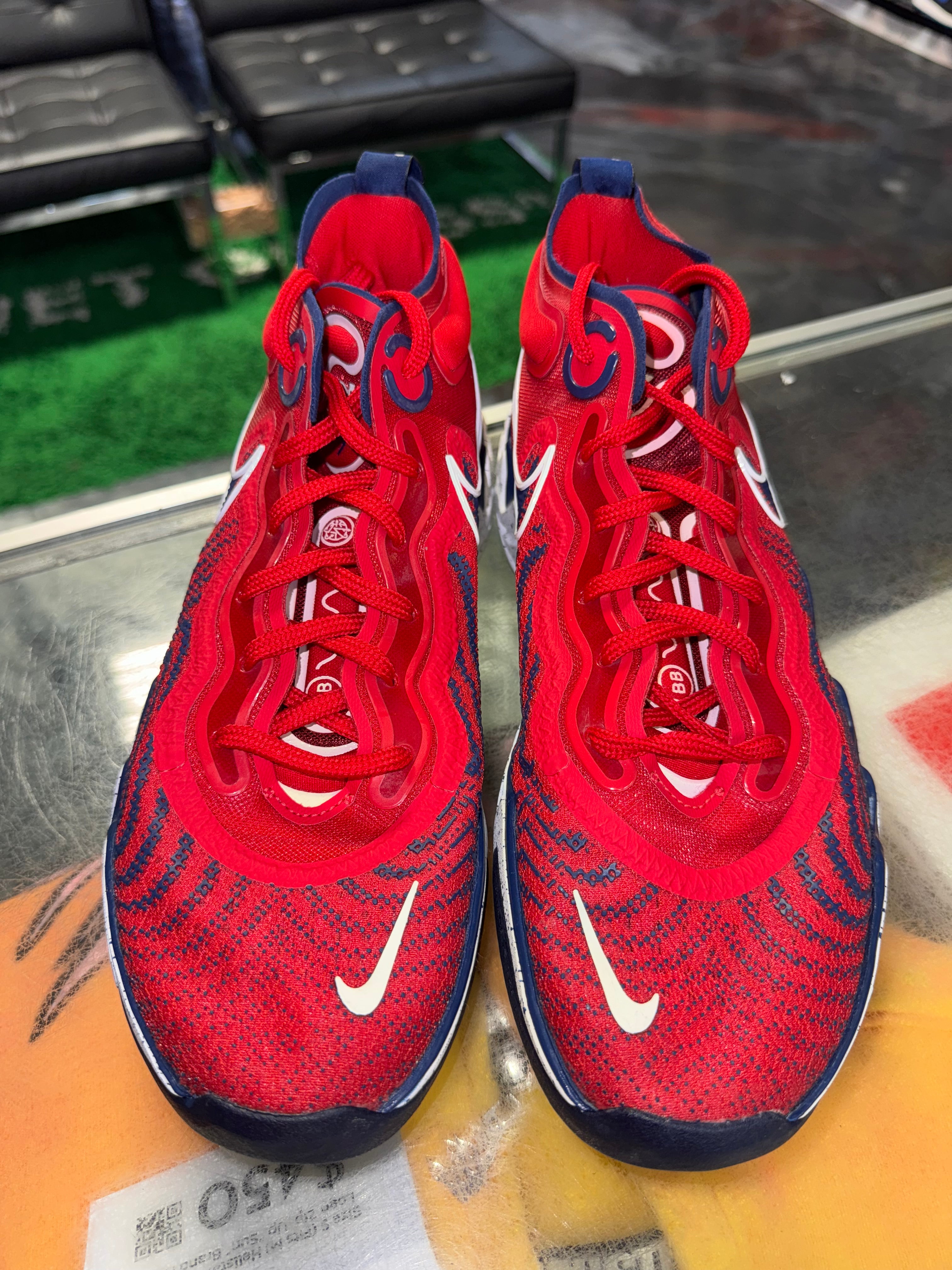 Size 9 Air Zoom GT Run "Team USA" Worn 1x