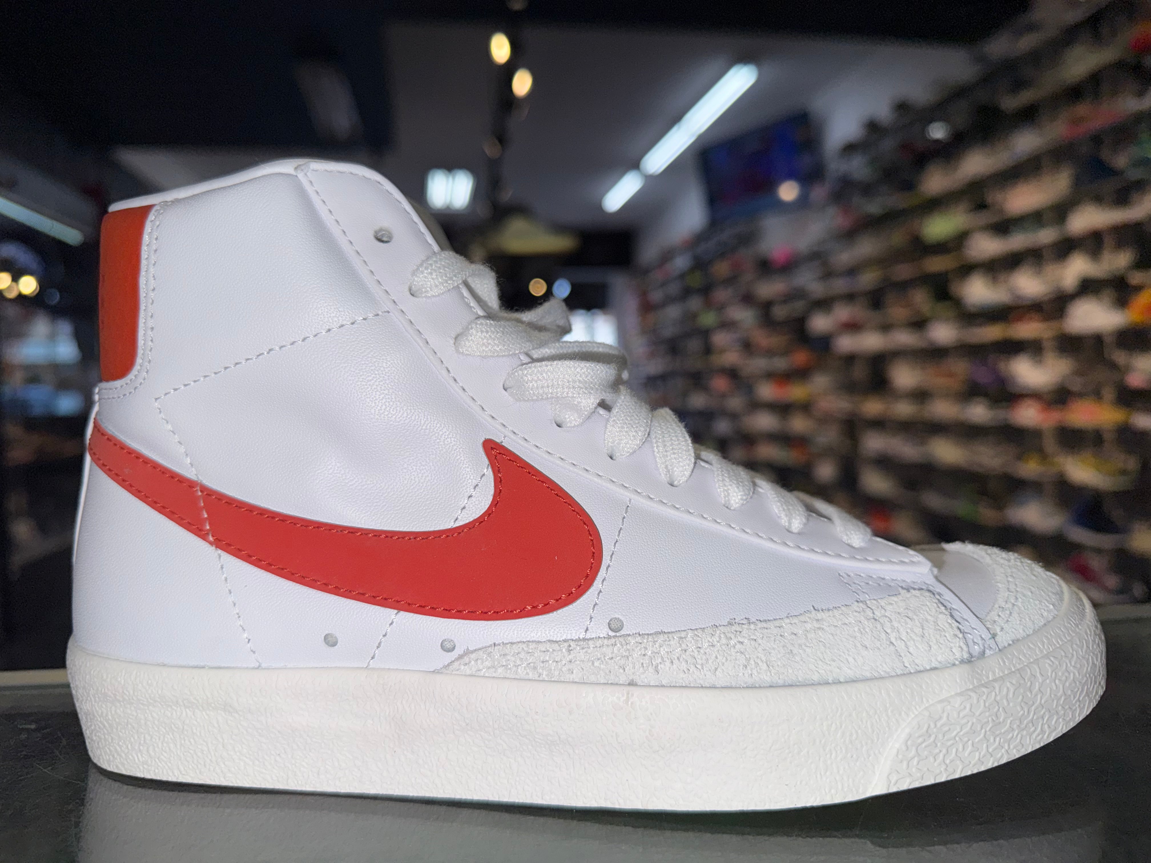 Size 5 (6.5W) Blazer 'Mid '77 "White Orange" Brand New