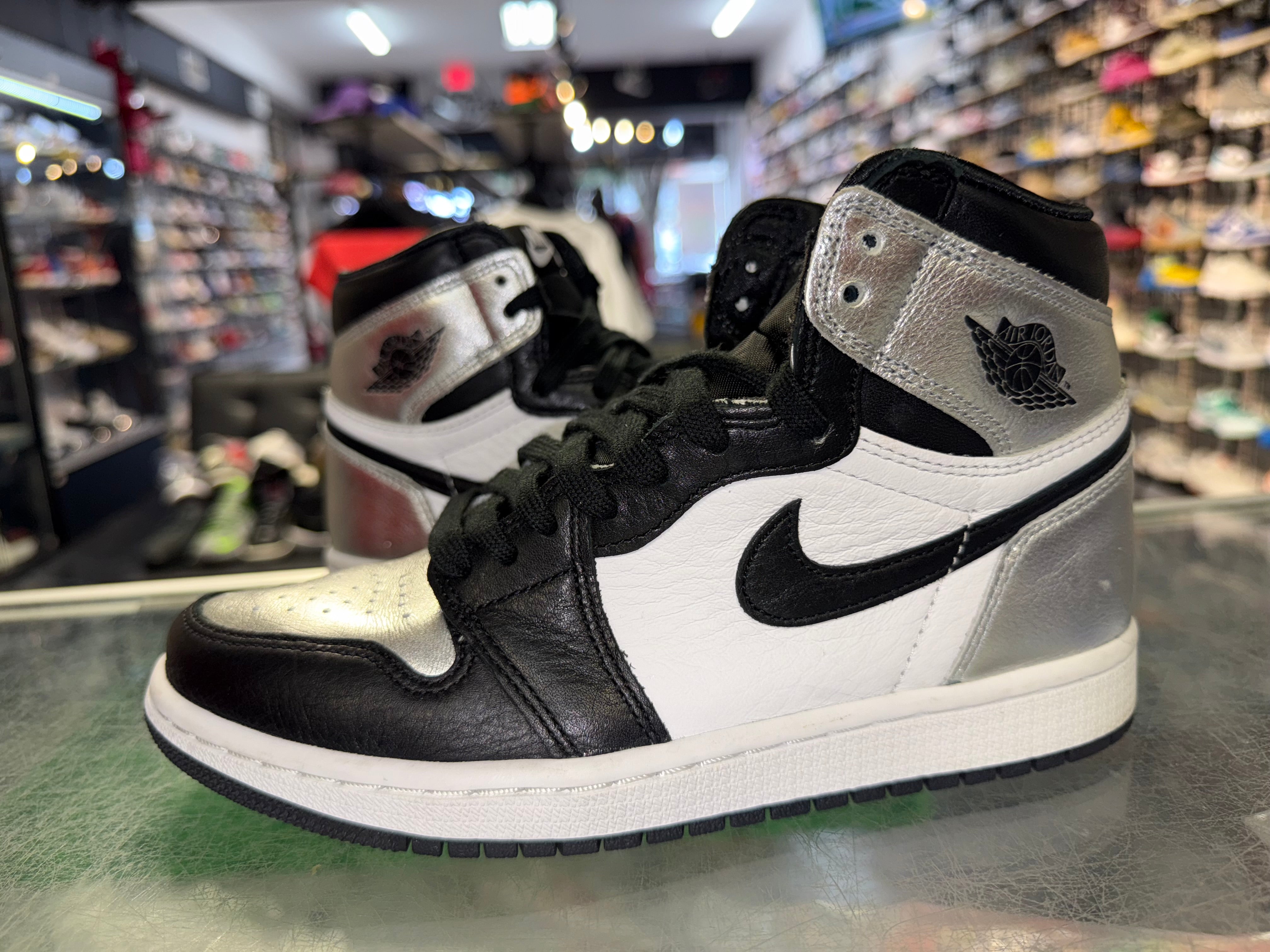 Size 4.5 (6W) Air Jordan 1 "Silver Toe"