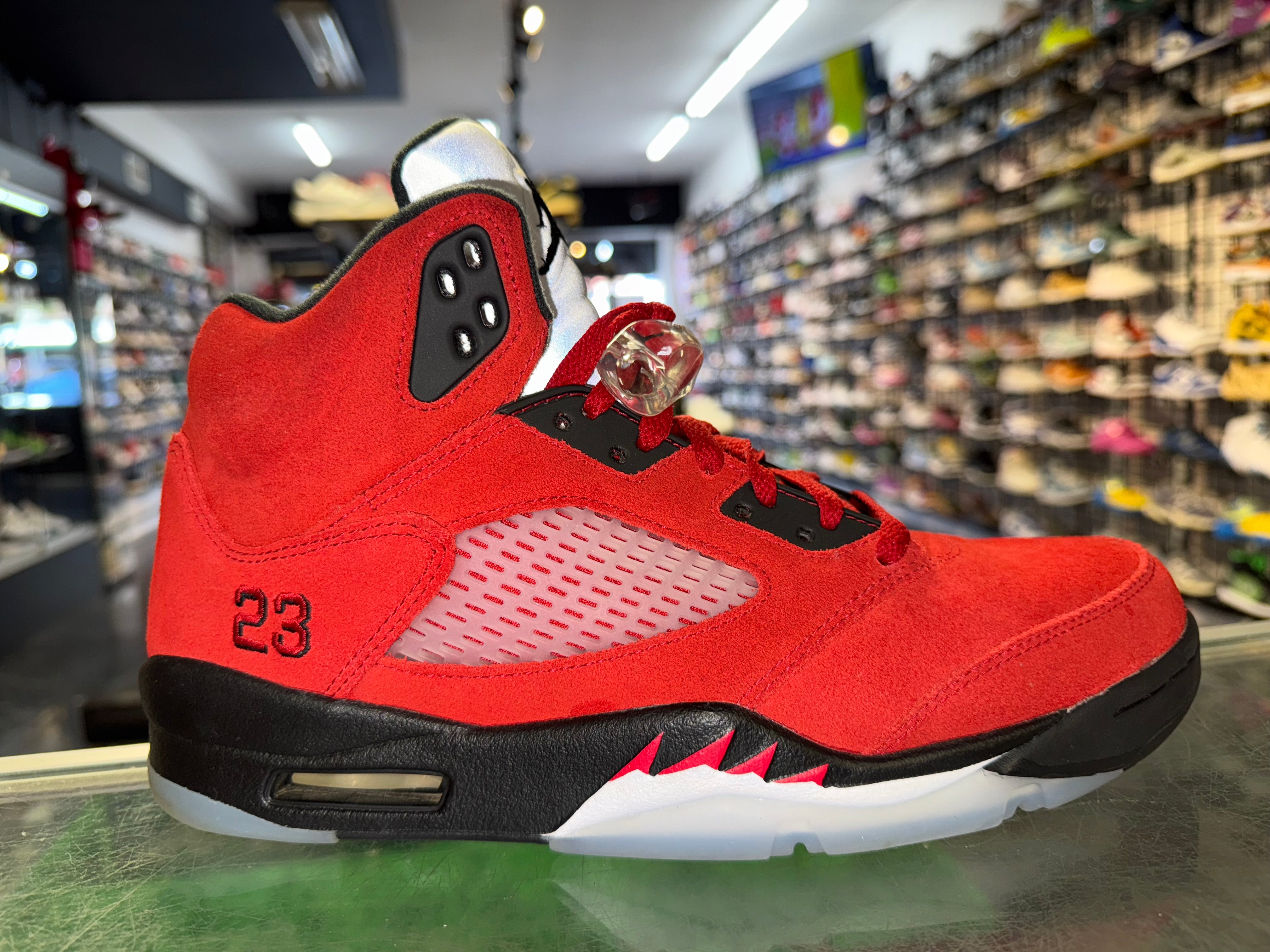 Size 9.5 Air Jordan 5 "Raging Bull"