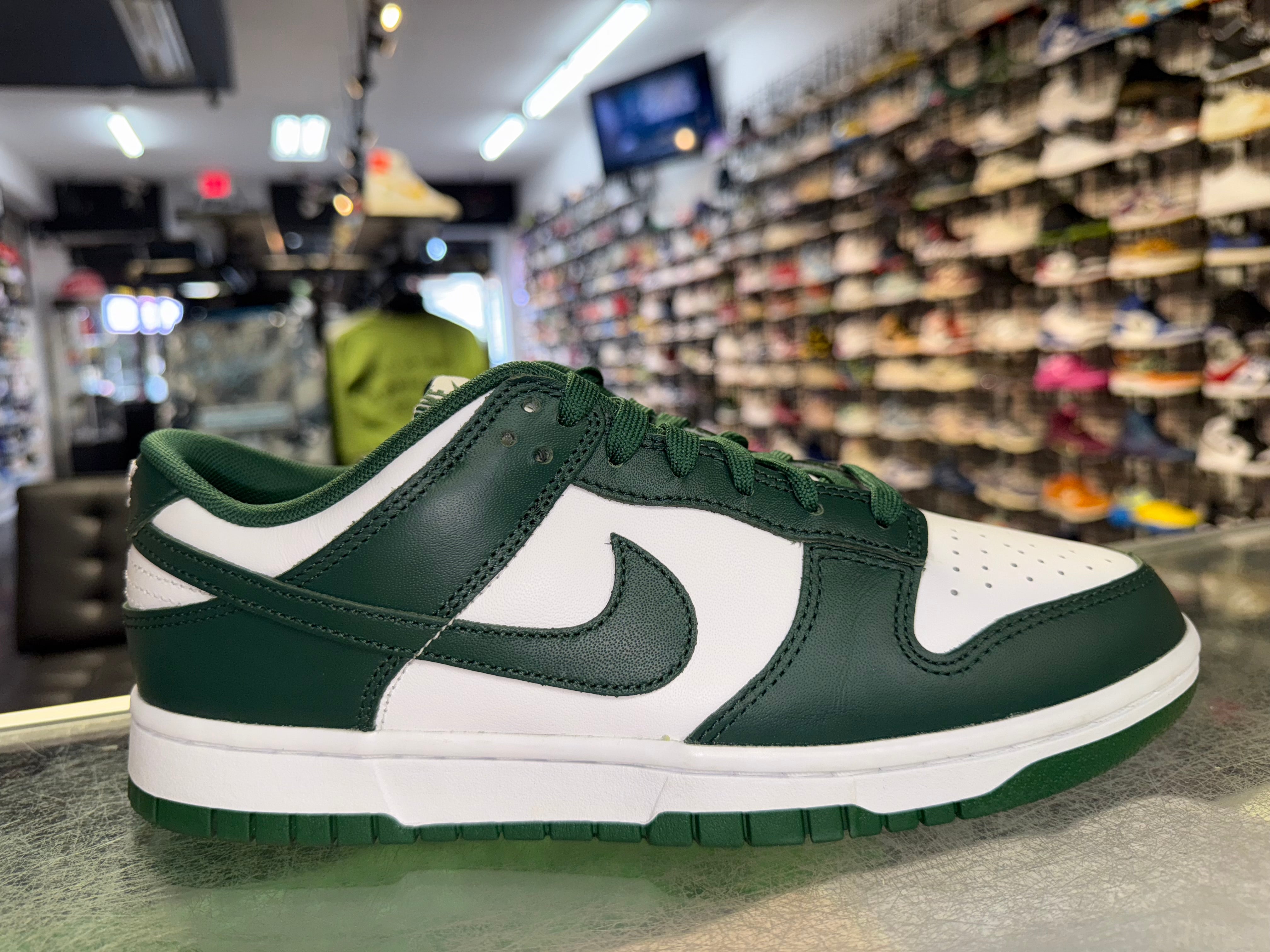 Size 8 Dunk Low “Michigan State” Worn 1x