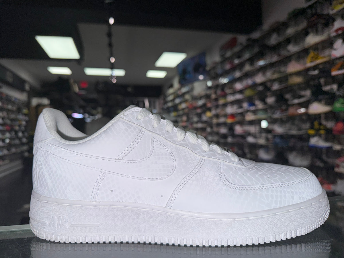 Nike Air Force 1 Kobe Bryant Forever White sneaker, pre-owned, size 10.5