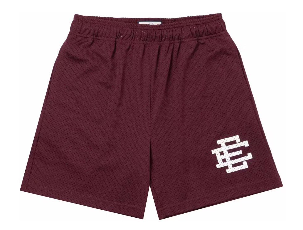 Size L Eric Emanuel EE Basic Shorts “Maroon/White” Brand New