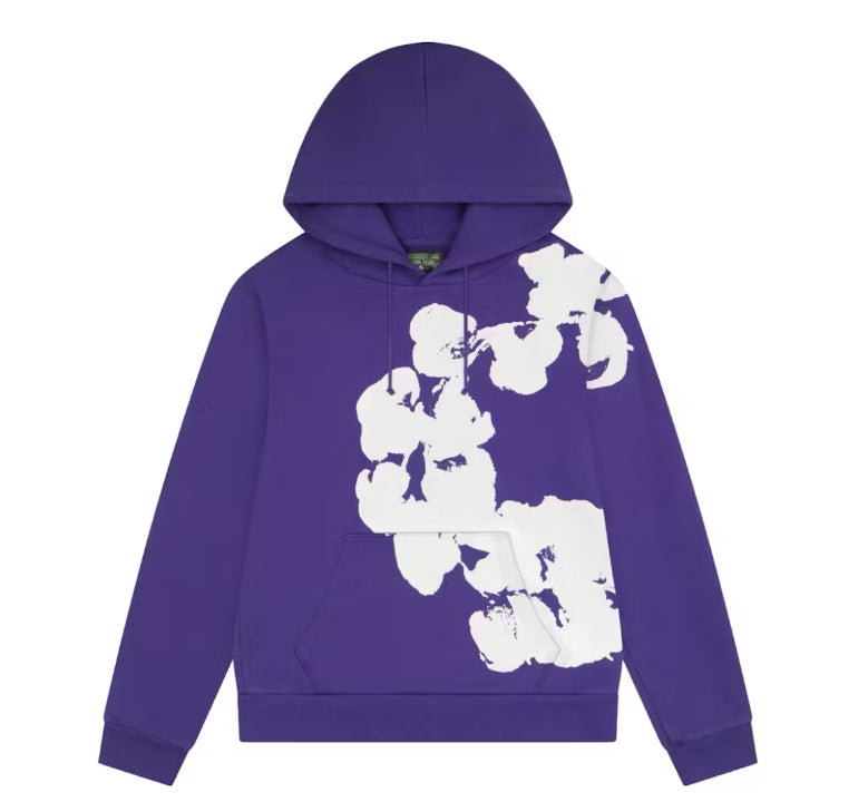 Size M Denim Tears Jumbo Wreath Hoodie “Purple” Brand New