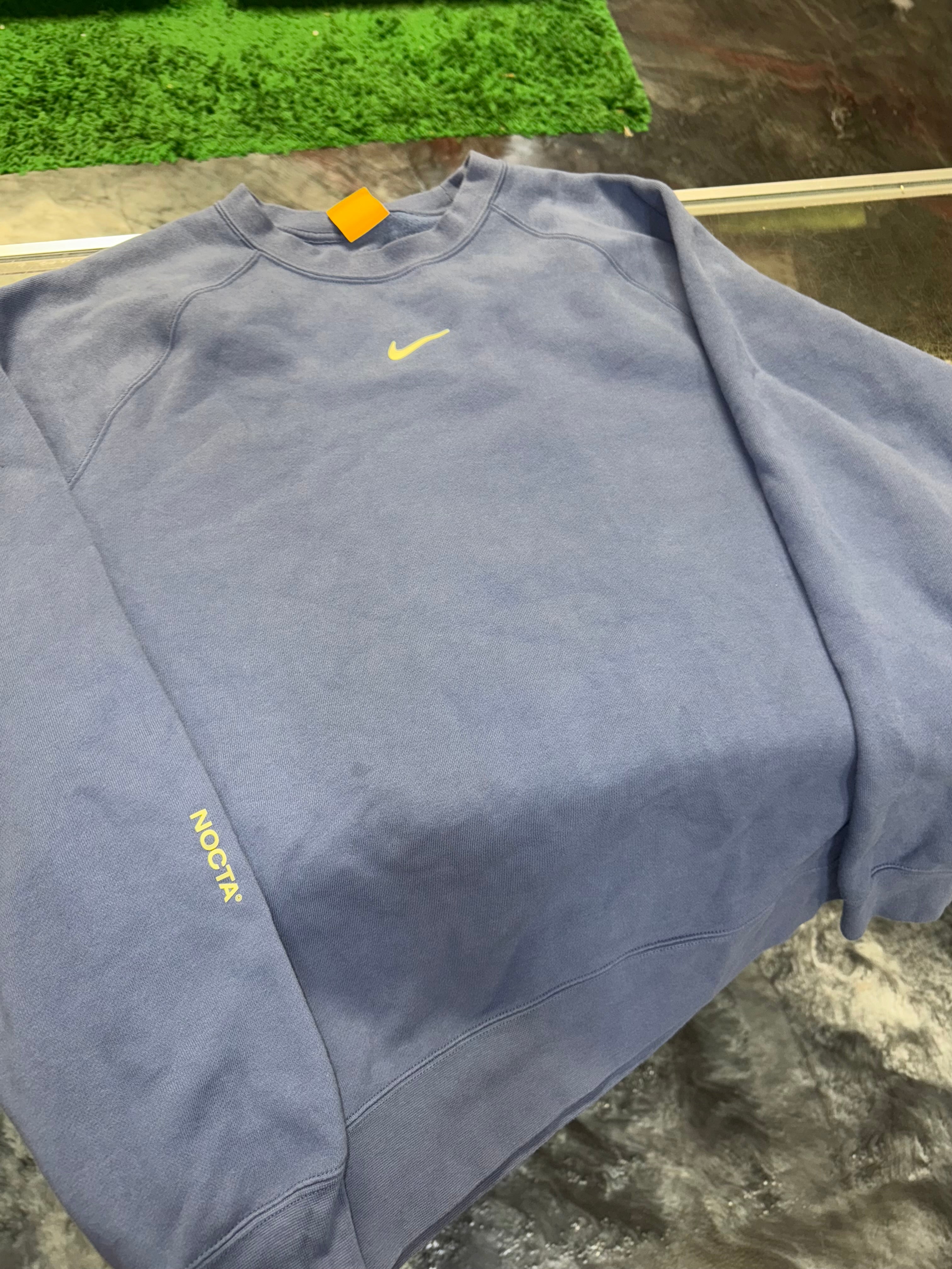 Size XL/XXL Nike Nocta Crewneck + Shorts Set “Diffused Blue”