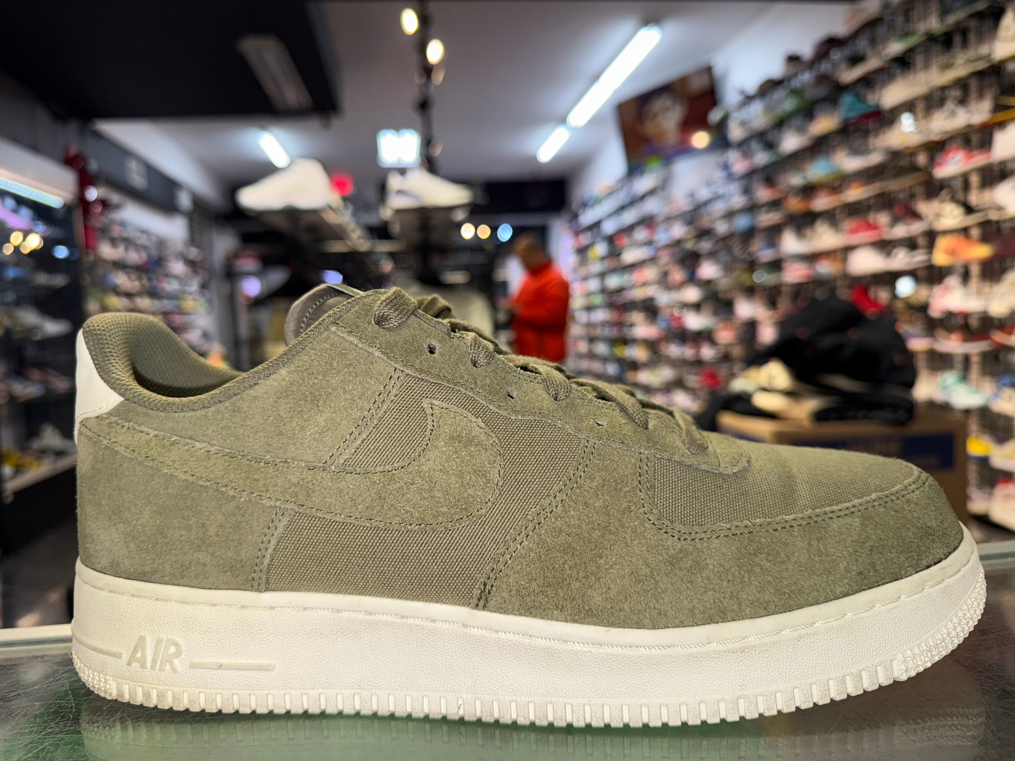 Size 11.5 Air Force 1 "Suede Medium Olive"