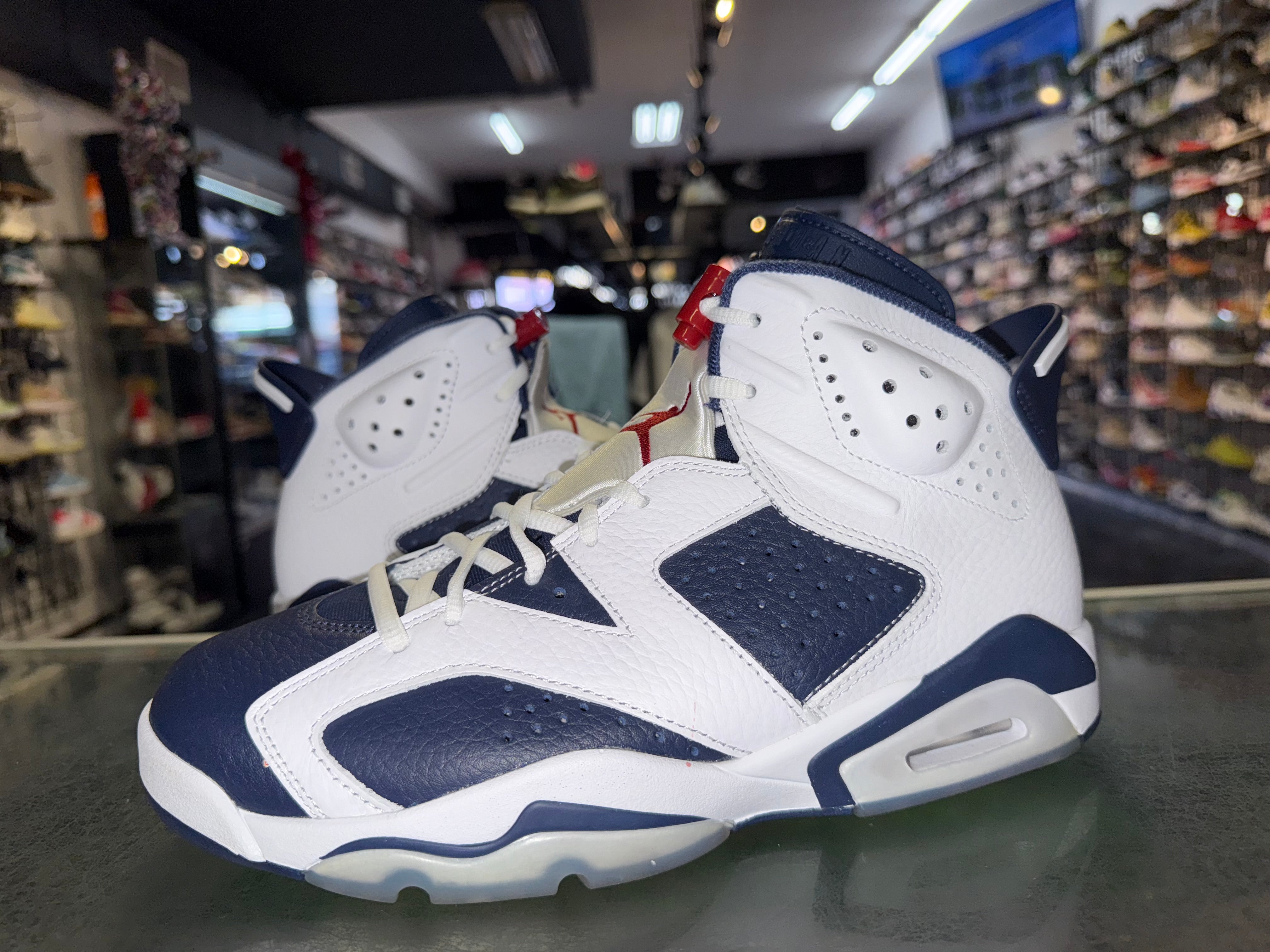 Size 8.5 Air Jordan 6 "Olympic"