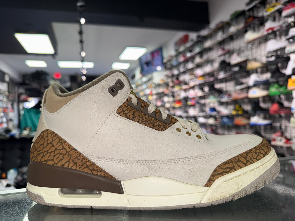Air Jordan 3 Palomino sneaker, pre-owned, size 9.5