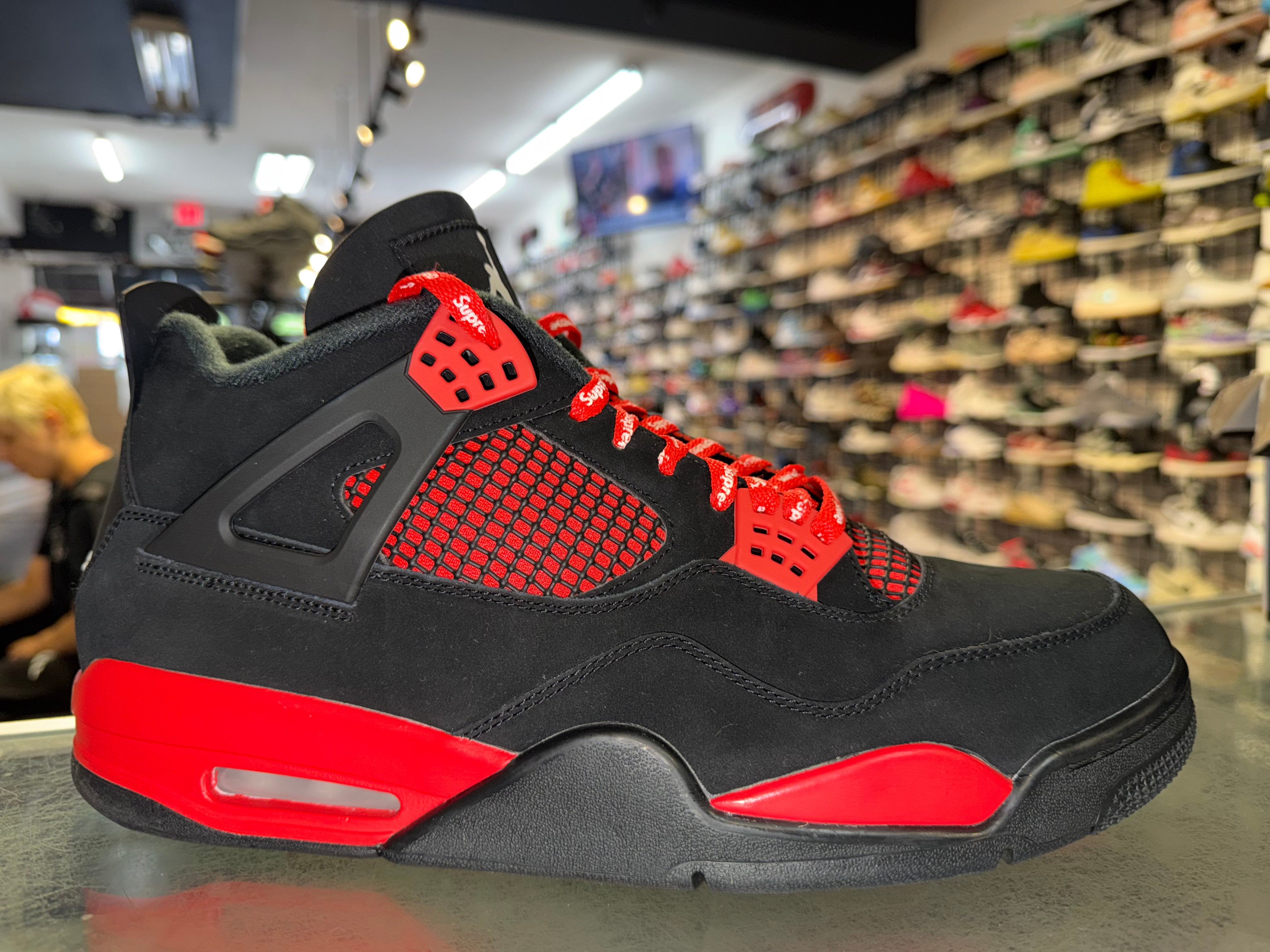 Size 13 Air Jordan 4 "Red Thunder"