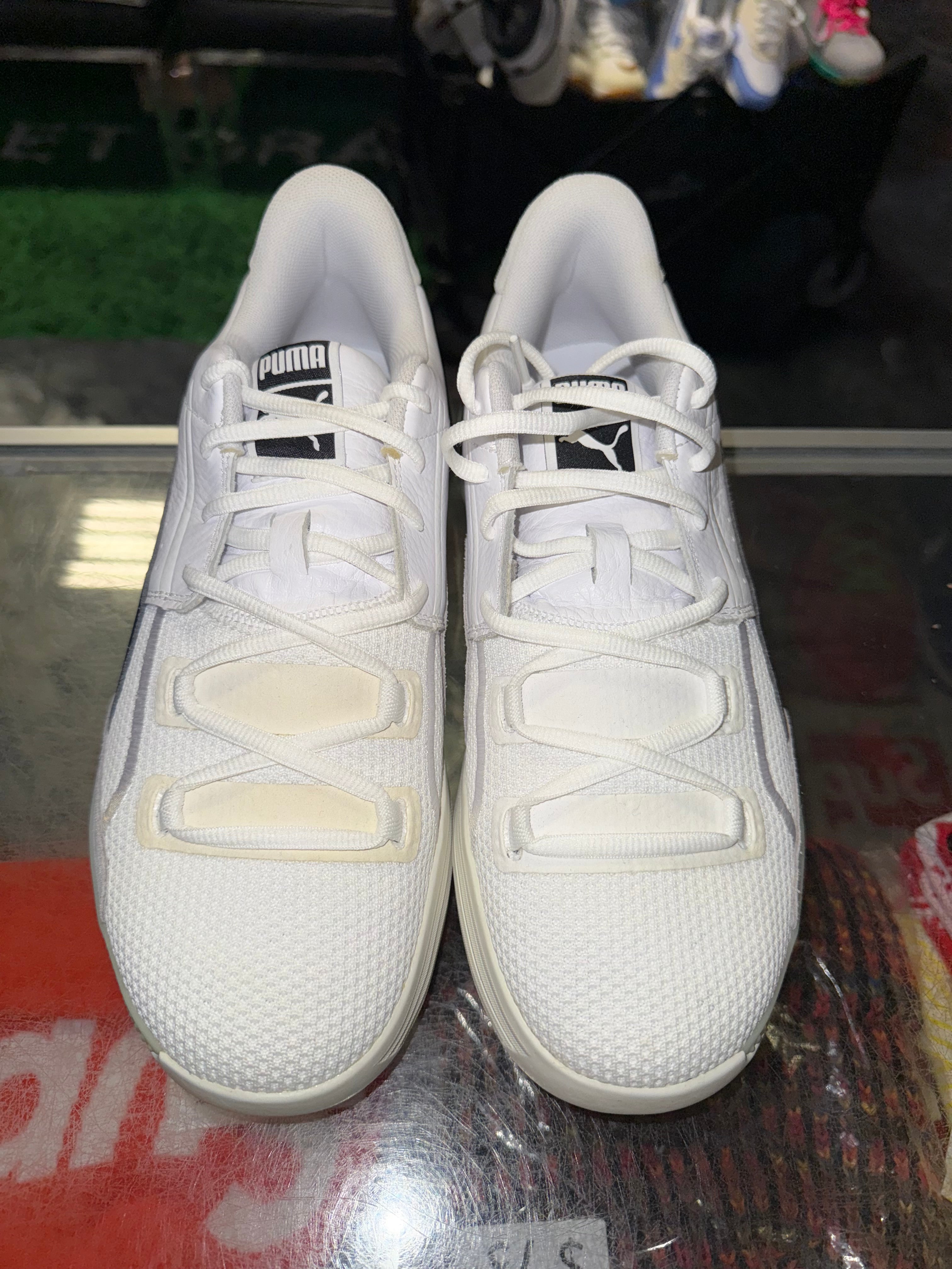 Size 8.5 Puma Clyde Hardwood "White Black" Brand New