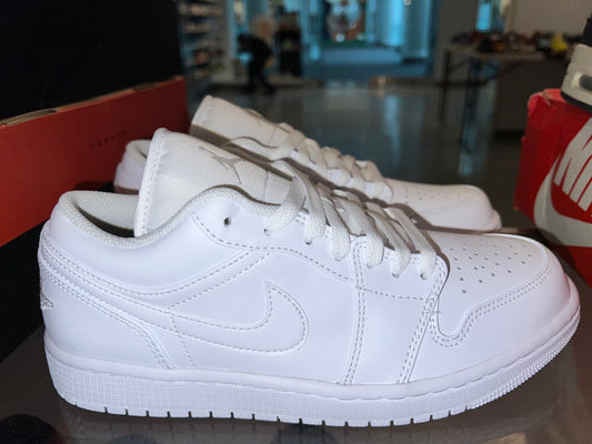 Size 8 Air Jordan 1 Low “Triple White” Brand New (Mall)