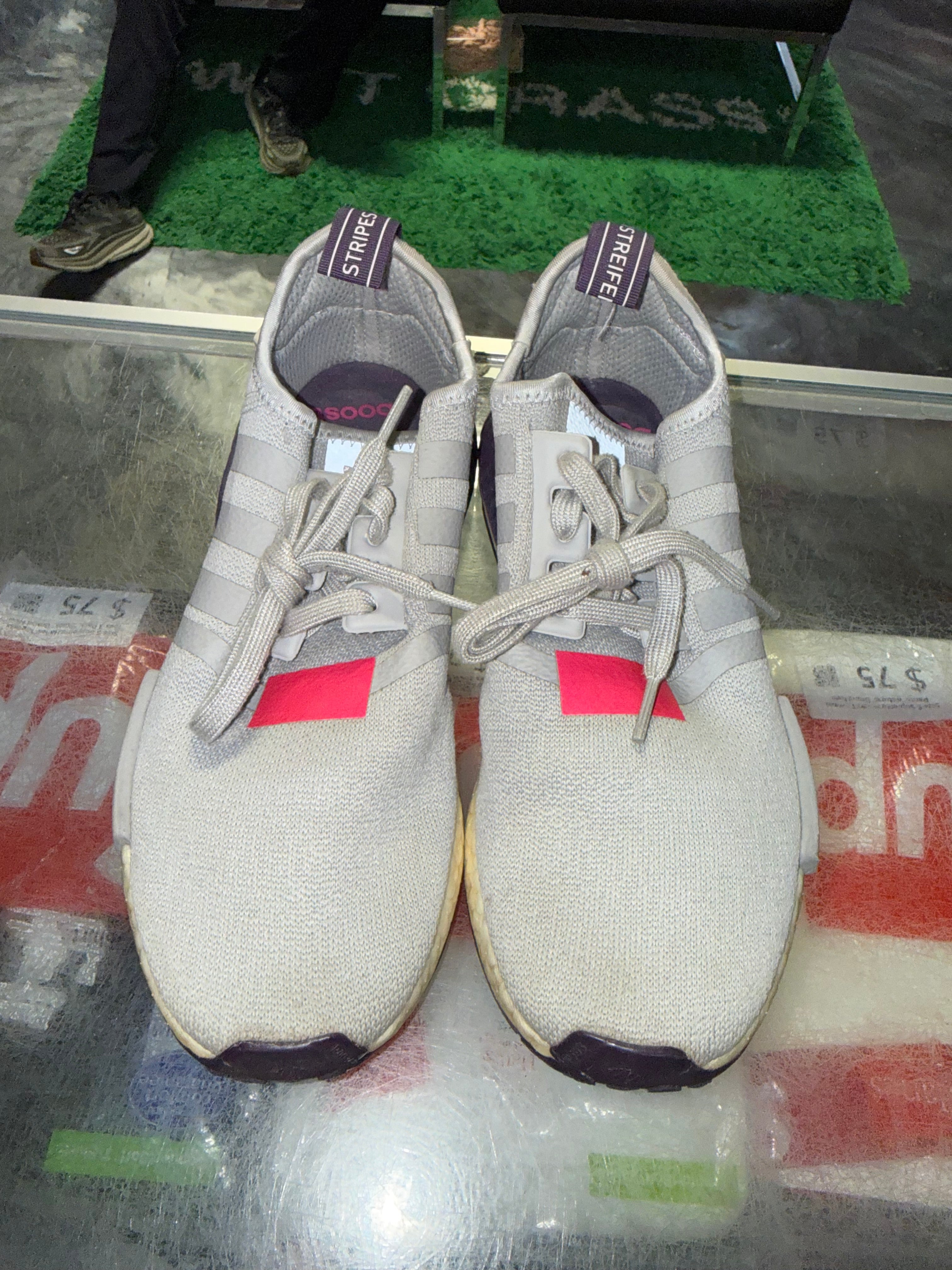 Size 8.5W Adidas NMD "Grey Purple" - NB