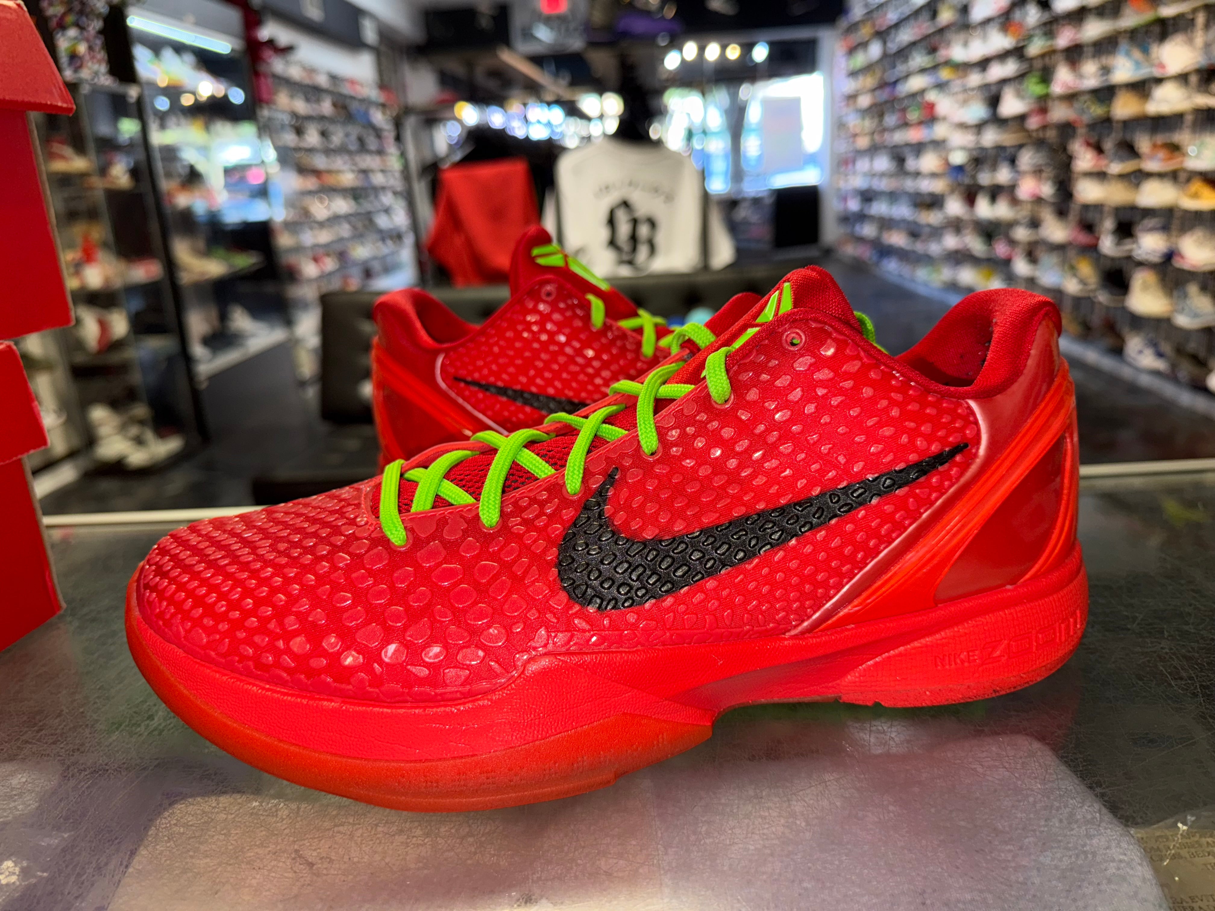 Size 12 Kobe 6 Protro "Reverse Grinch"