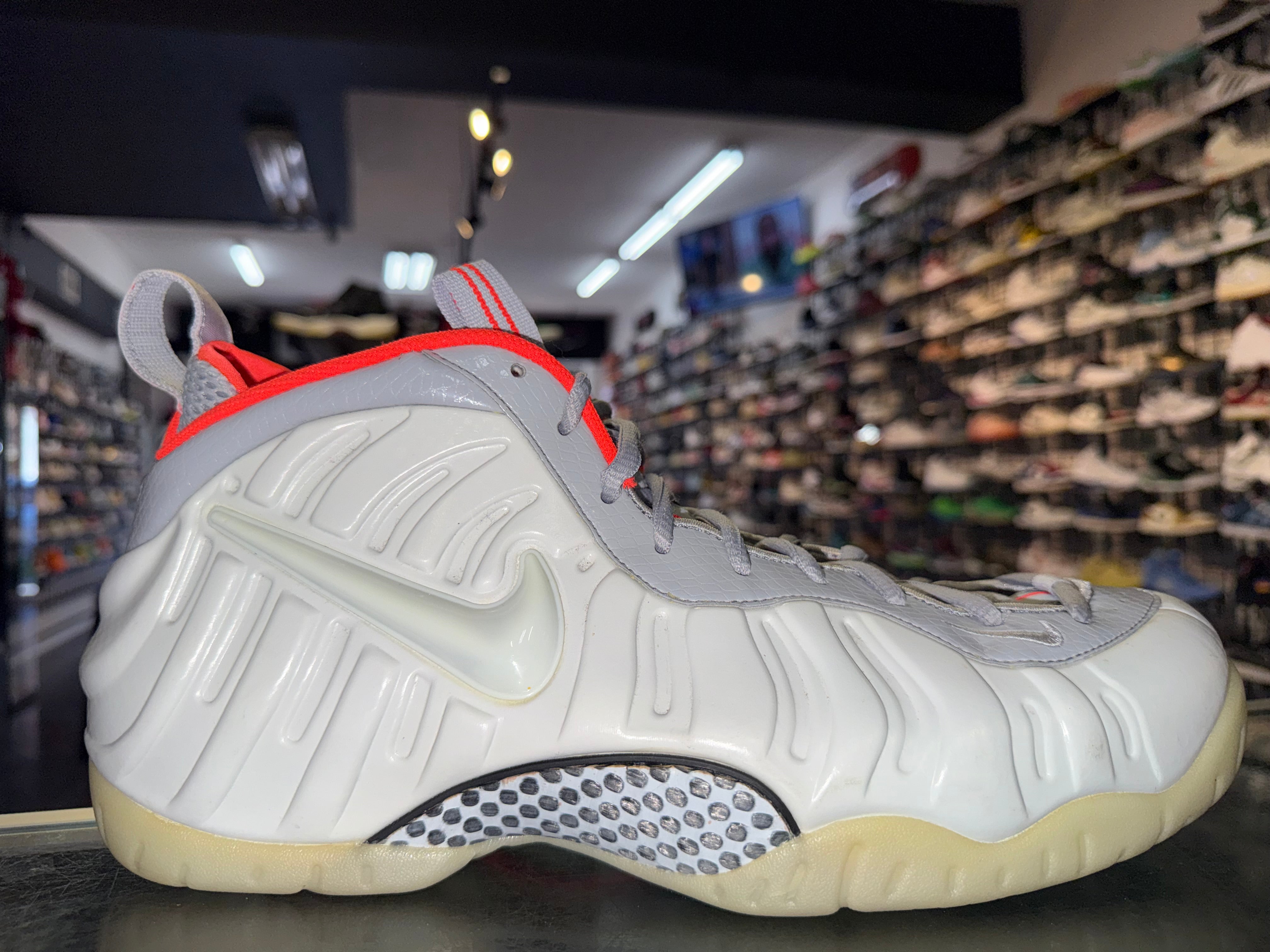 Size 13 Foamposite One "Pure Platinum"