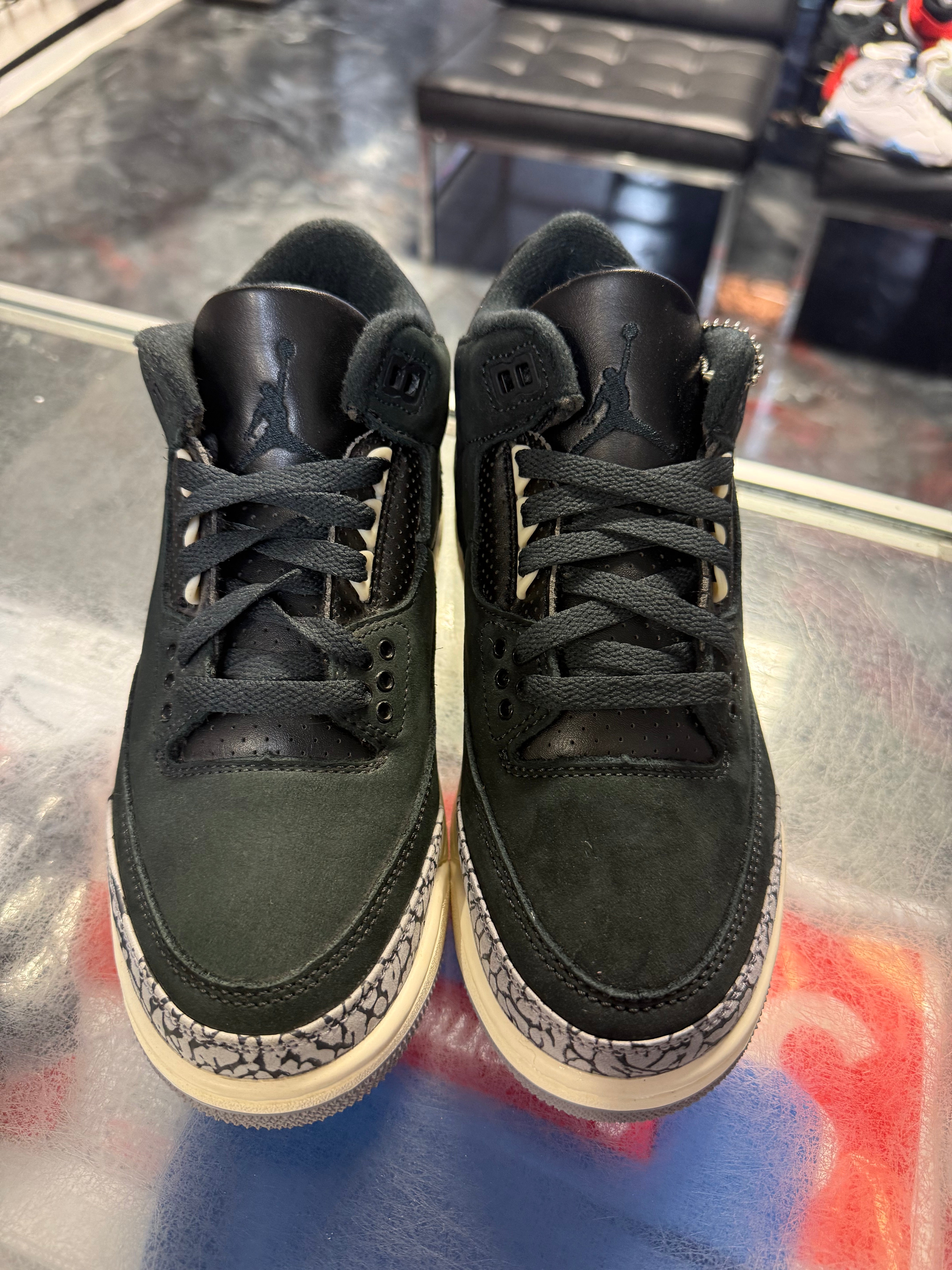 Size 4.5 (6W) Air Jordan 3 “Off Noir” Brand New
