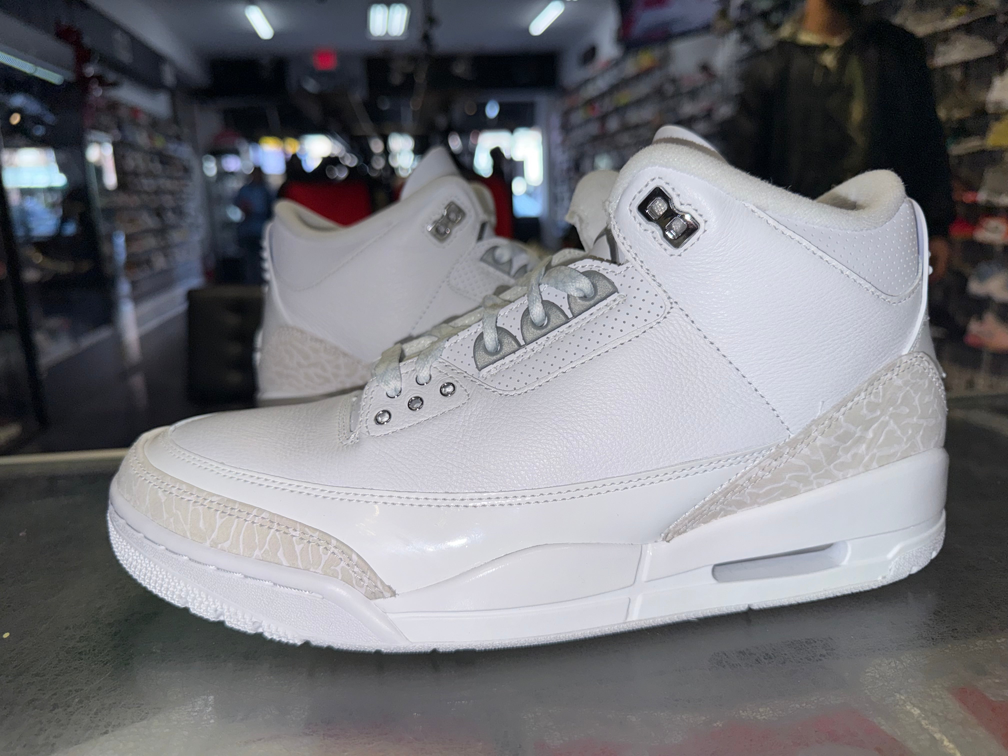 Size 10.5 Air Jordan 3 "Pure Money"