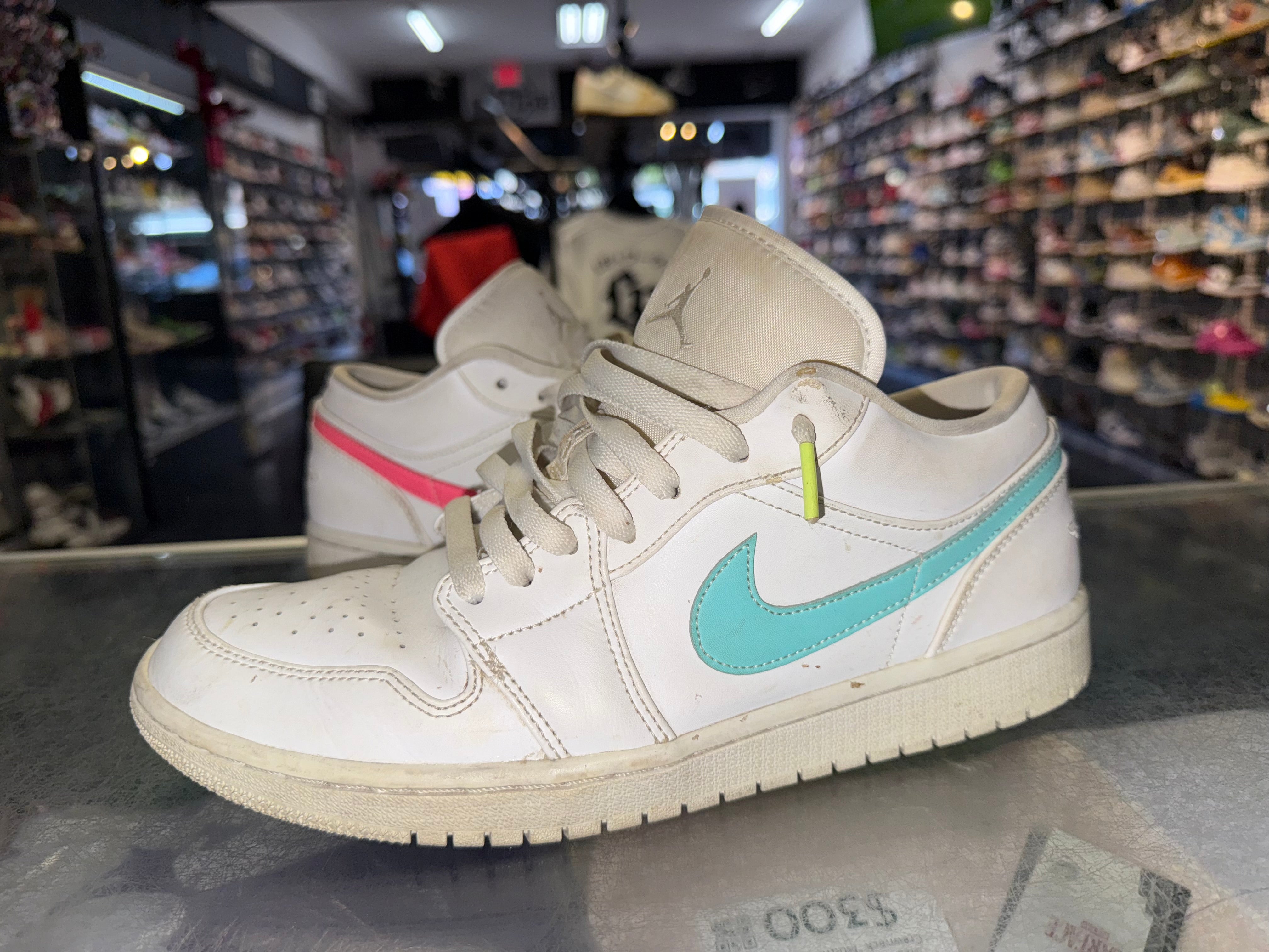 Size 10 Air Jordan 1 Low "White Multi Swoosh" - NB