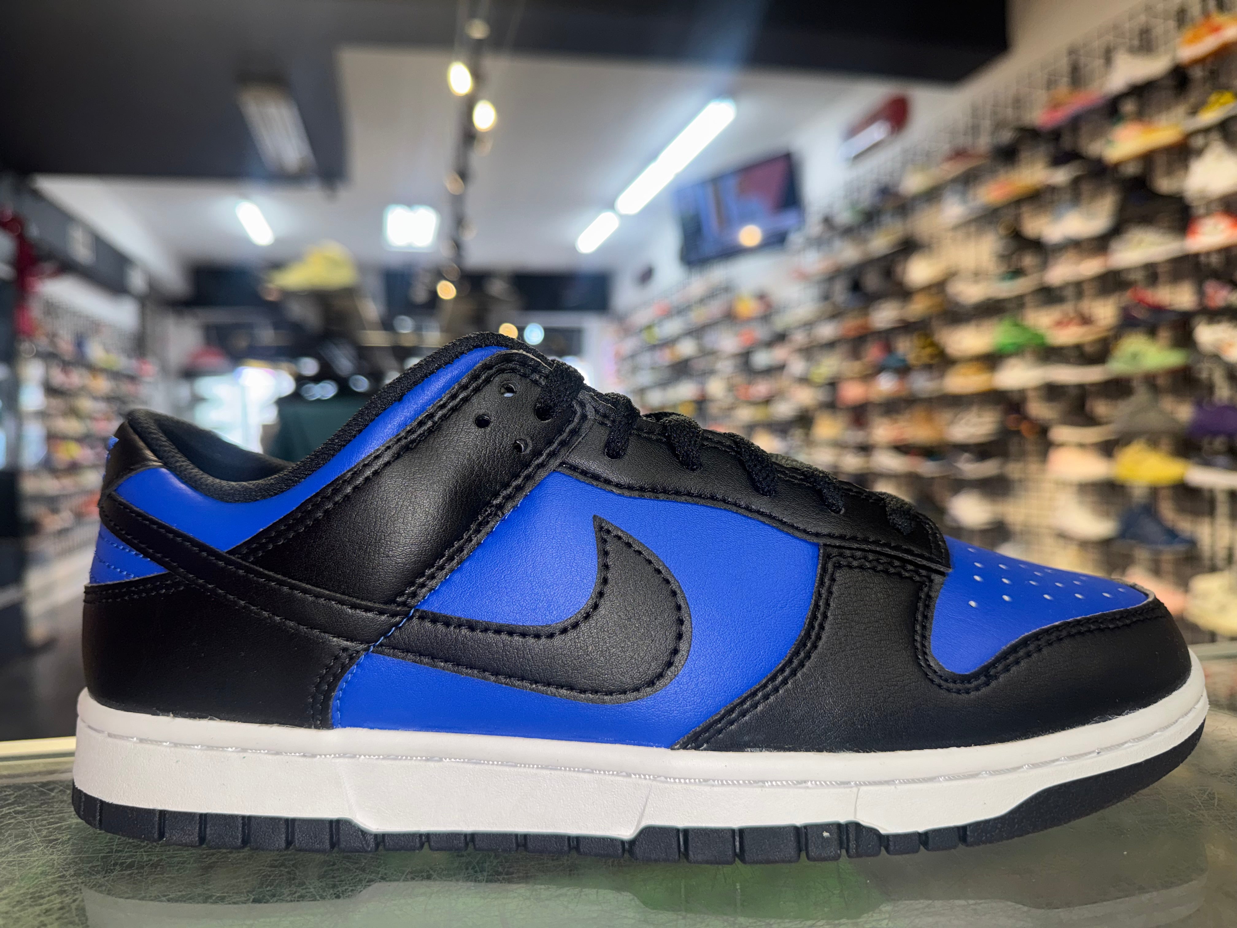 Size 8.5 Dunk Low "Black Hyper Royal" Brand New