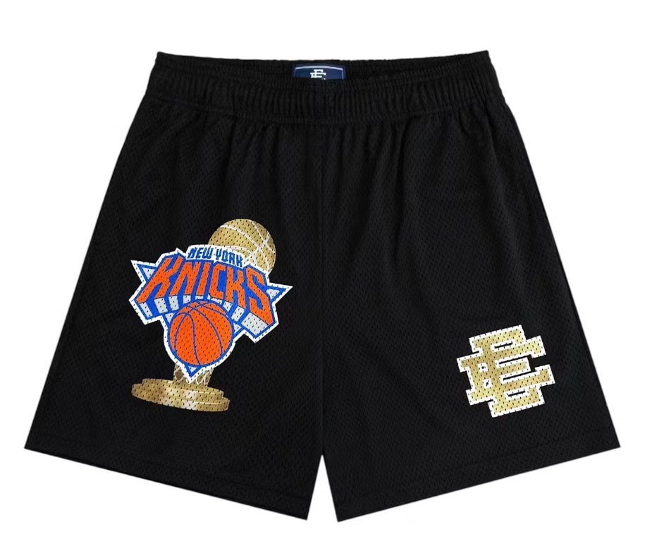 Size XL Eric Emanuel x NY Knicks EE Shorts “Champs Black” Brand New