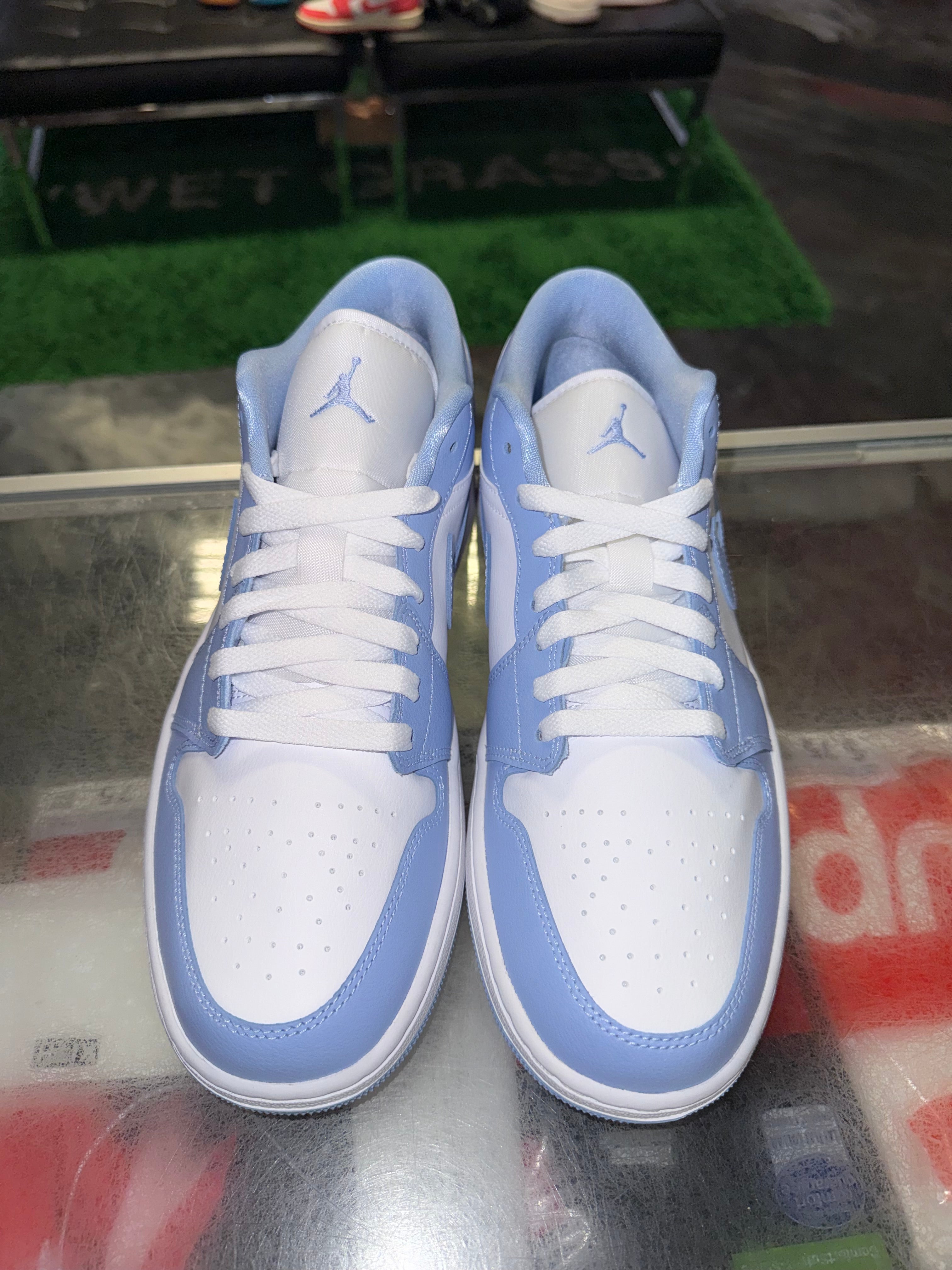 Size 10 (11.5W) Air Jordan 1 Low "White Aluminum" Brand New