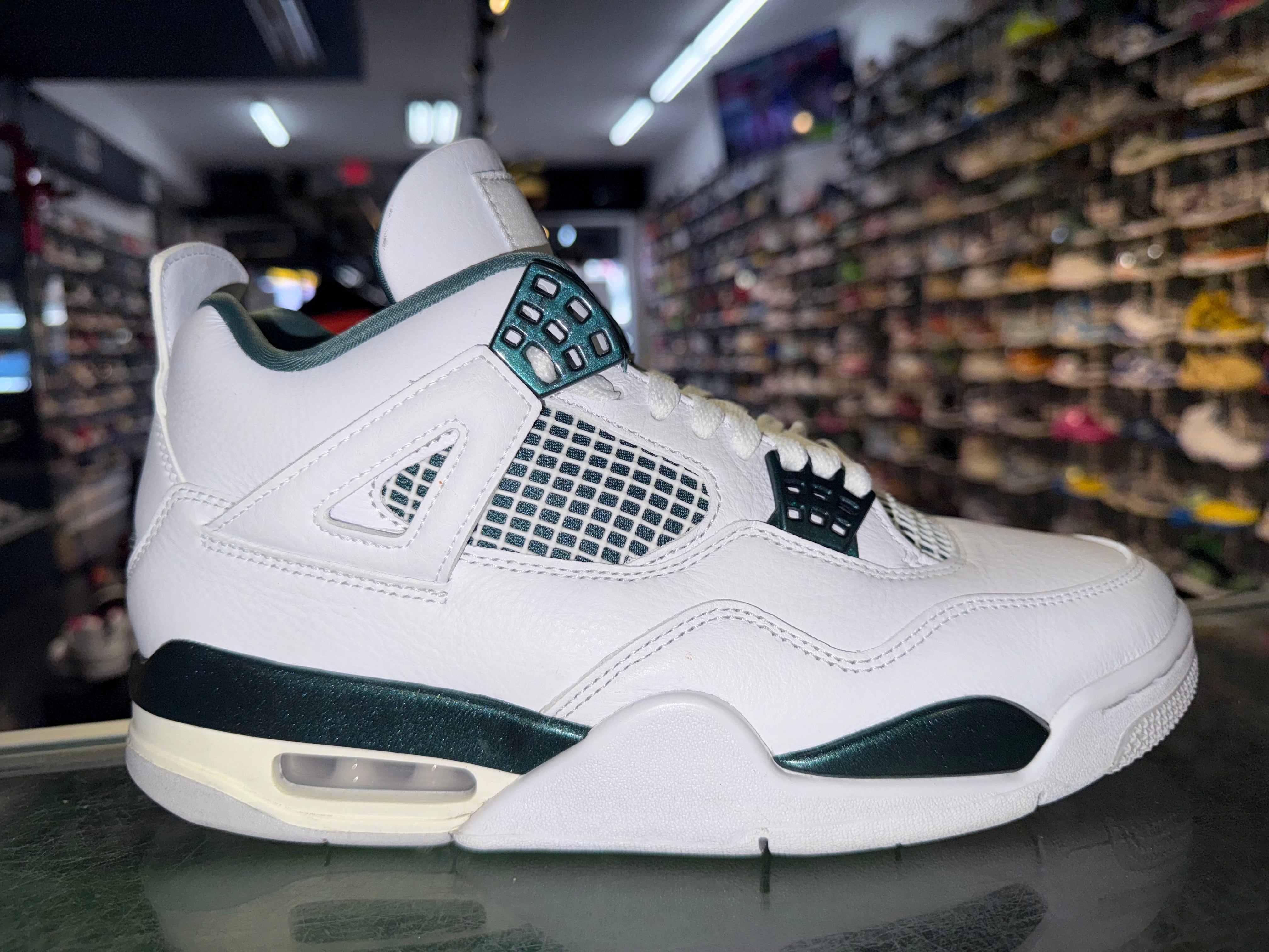 Size 8 Air Jordan 4 "Oxidized Green"